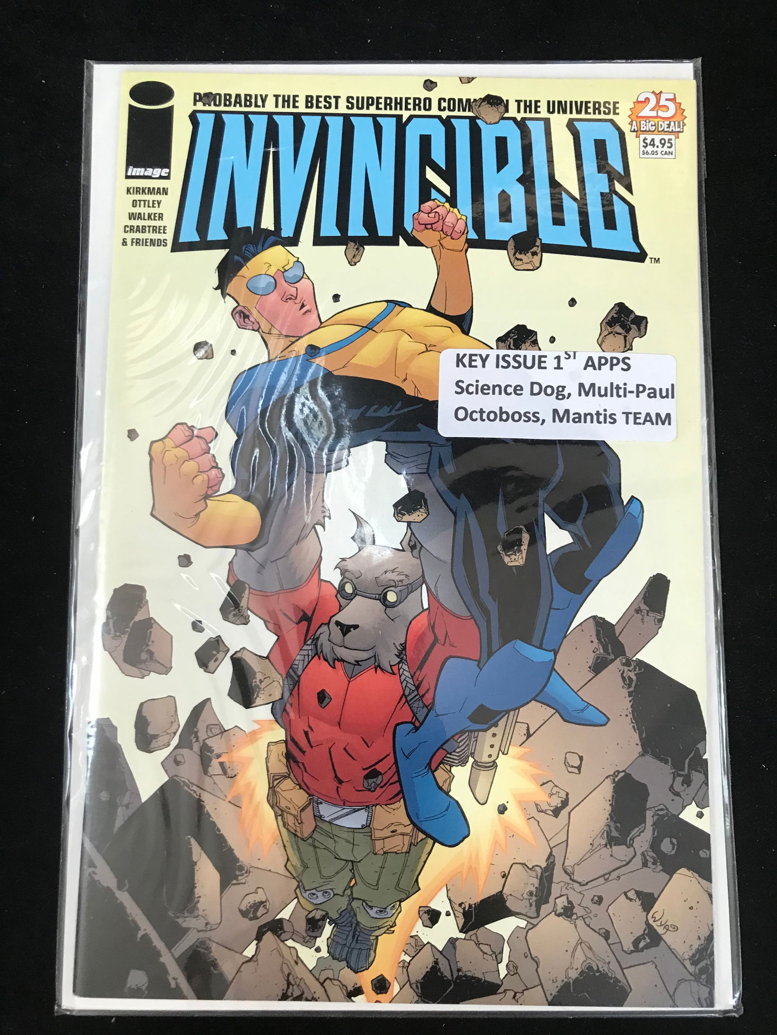 IMAGE COMICS NO.1 INVINCIBLE (1ST APP SCIENCE DOG, MULTI PAUL OCTOBOSS) (1 of 1)