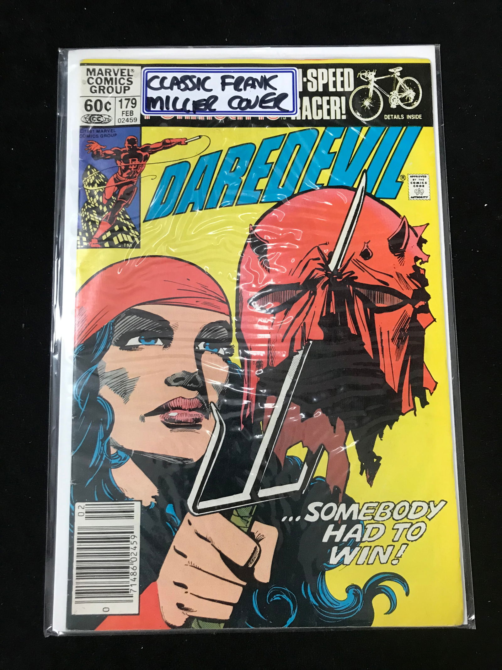 MARVEL COMICS NO.179 DAREDEVIL (CLASSIC FRANK MILLER COVER) (1 of 1)