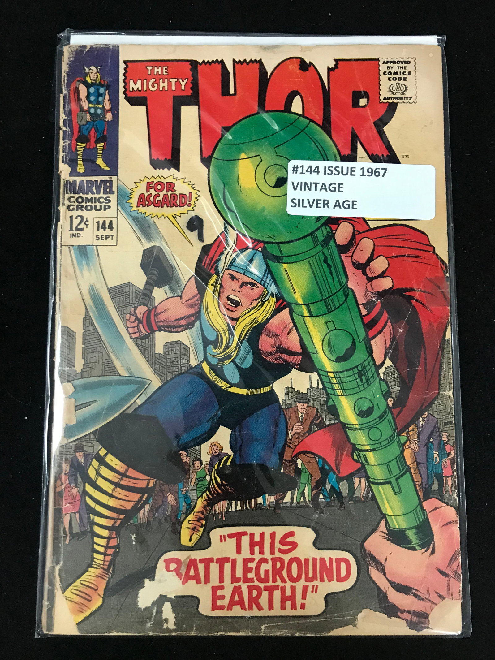 MARVEL COMICS NO.144 THE MIGHTY THOR (VINTAGE SILVER AGE): Prices are in Canadian dollars