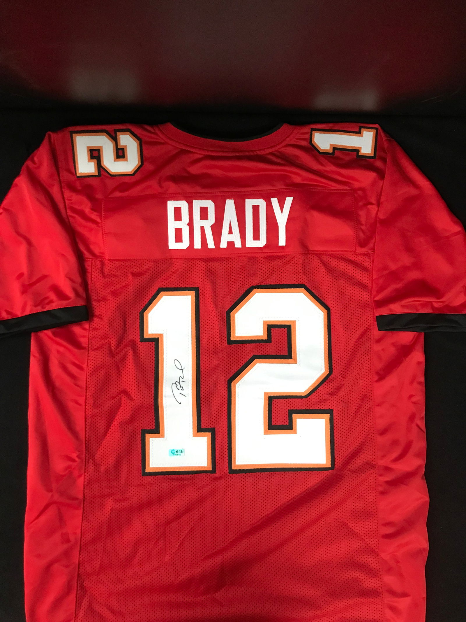 TOM BRADY SIGNED TAMPA BAY FOOTBALL JERSEY (ERA COA) (1 of 3)