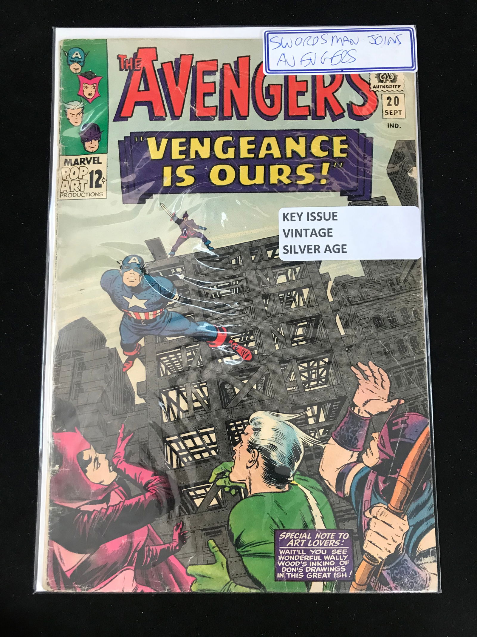 MARVEL COMICS NO.20 THE AVENGERS (VINTAGE SILVER AGE) (1 of 1)