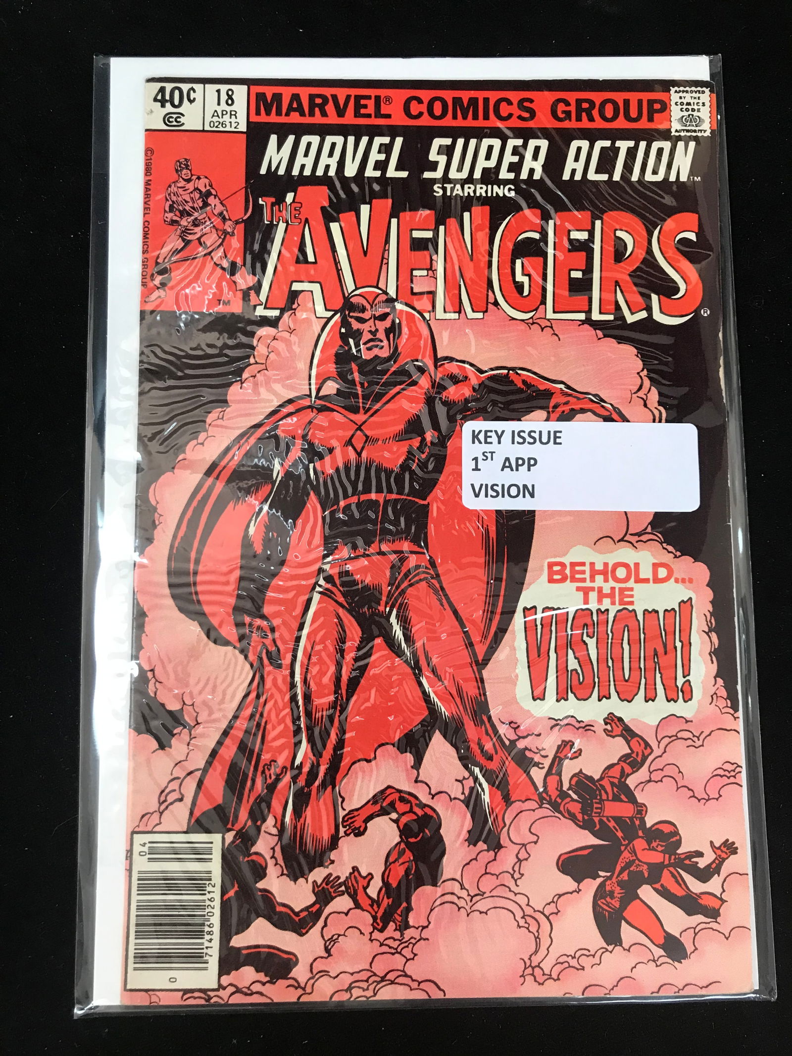 MARVEL COMICS NO.18 THE AVENGERS (1ST APP VISION) (1 of 1)