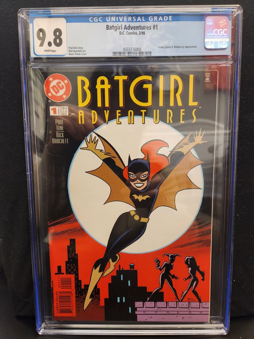 DC COMICS NO.1 BATGIRL ADVENTURES (HAREY QUINN AND POINSON IVY APPS) CGC GRADED 9.8 (1 of 1)