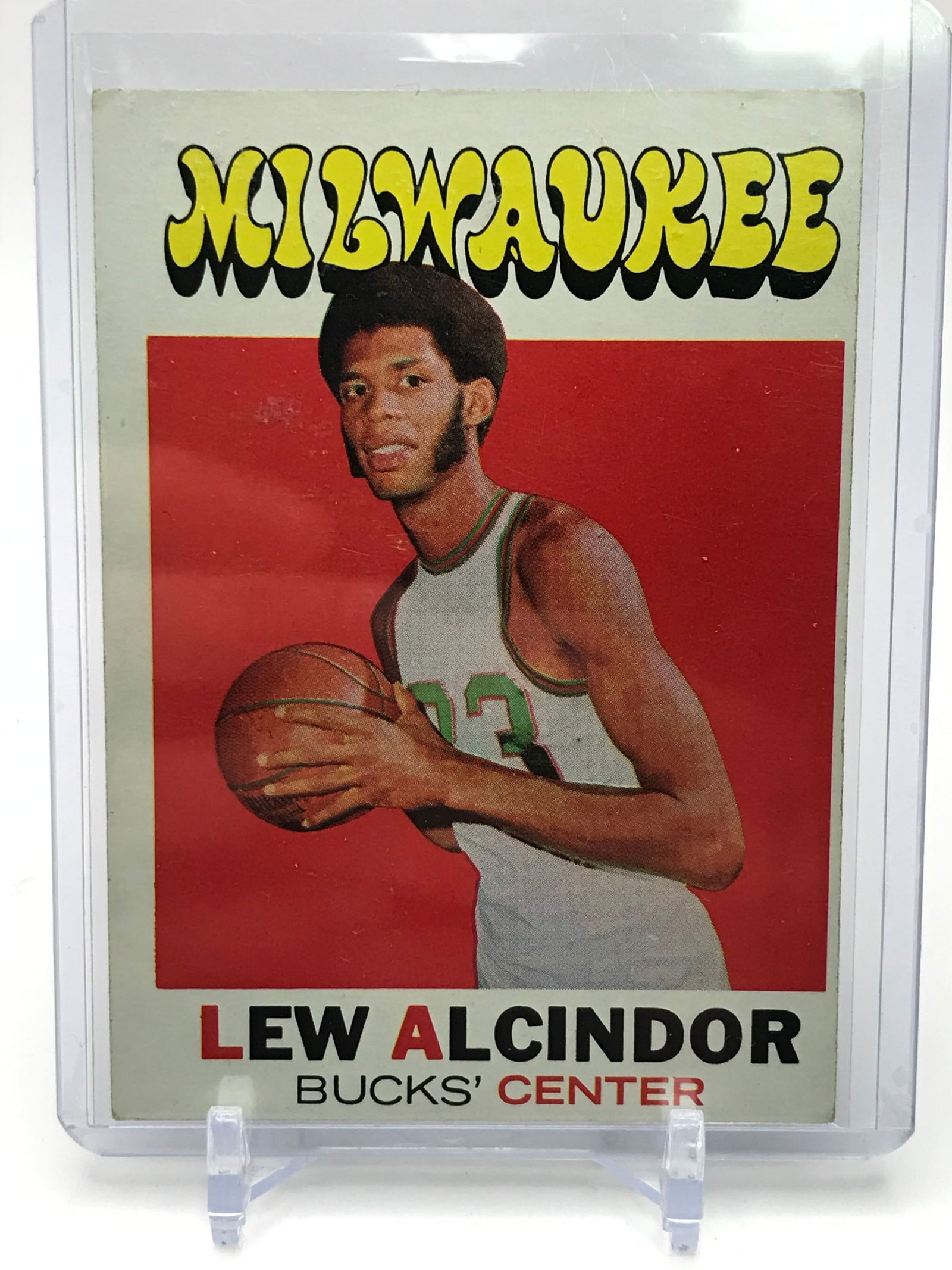 1968 TOPPS BASKETBALL LEW ALCINDER (KARIM ABDUL JABBAR) 2ND YEAR (1 of 2)