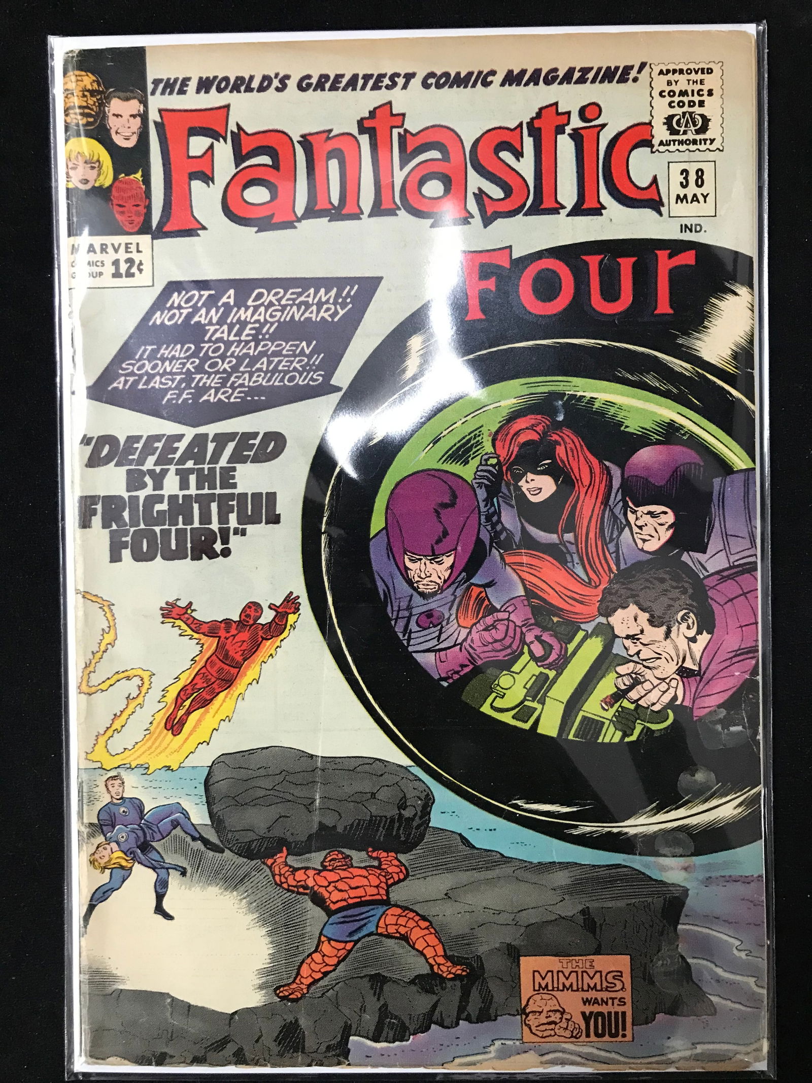 MARVEL COMICS NO.38 FANTASTIC FOUR (1 of 1)