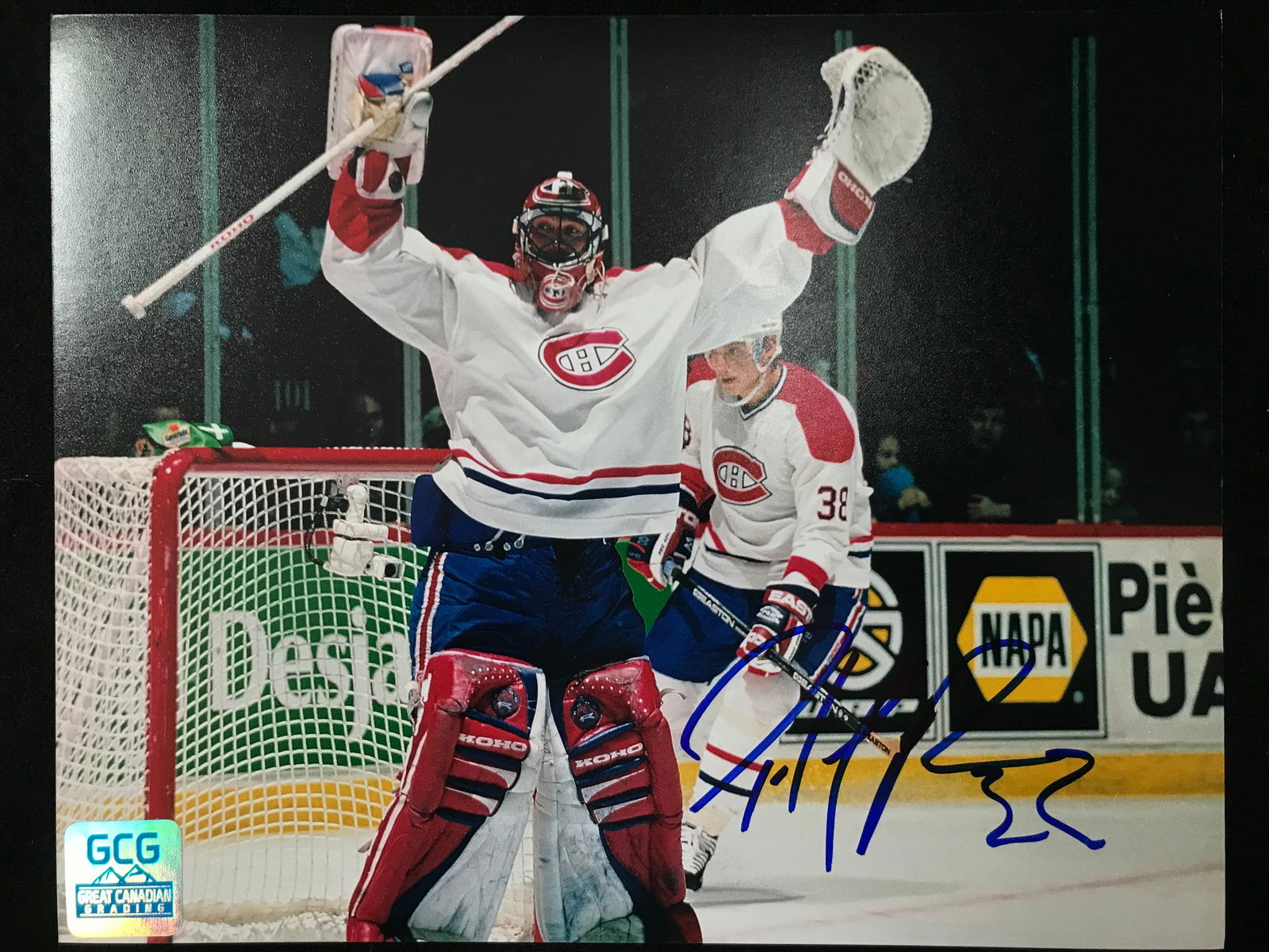 PATRICK ROY SIGNED FINAL GAME 8 X 10 (GCG HOLO) (1 of 1)