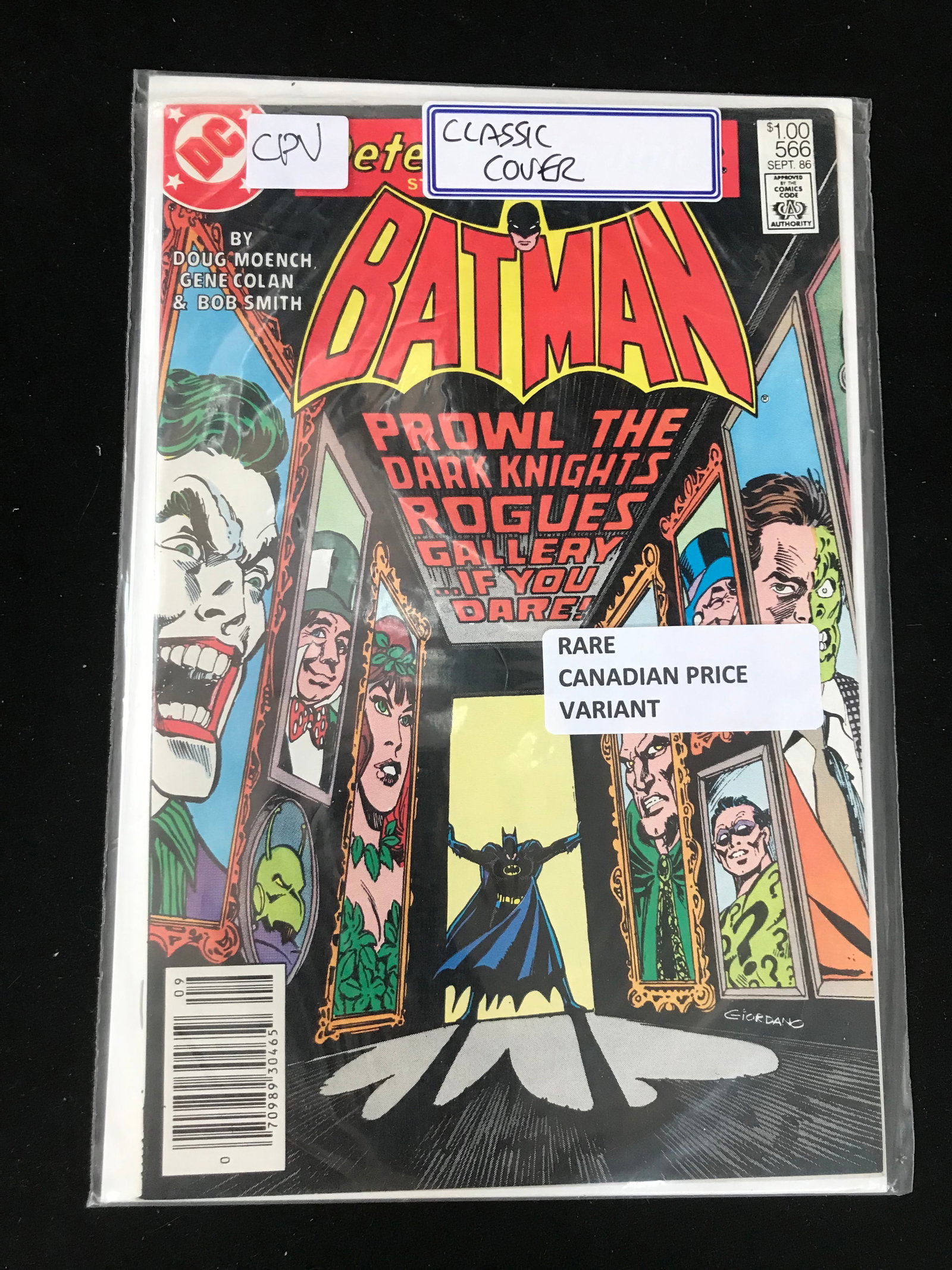 DC COMICS BATMAN NO.566: Prices are in Canadian dollars