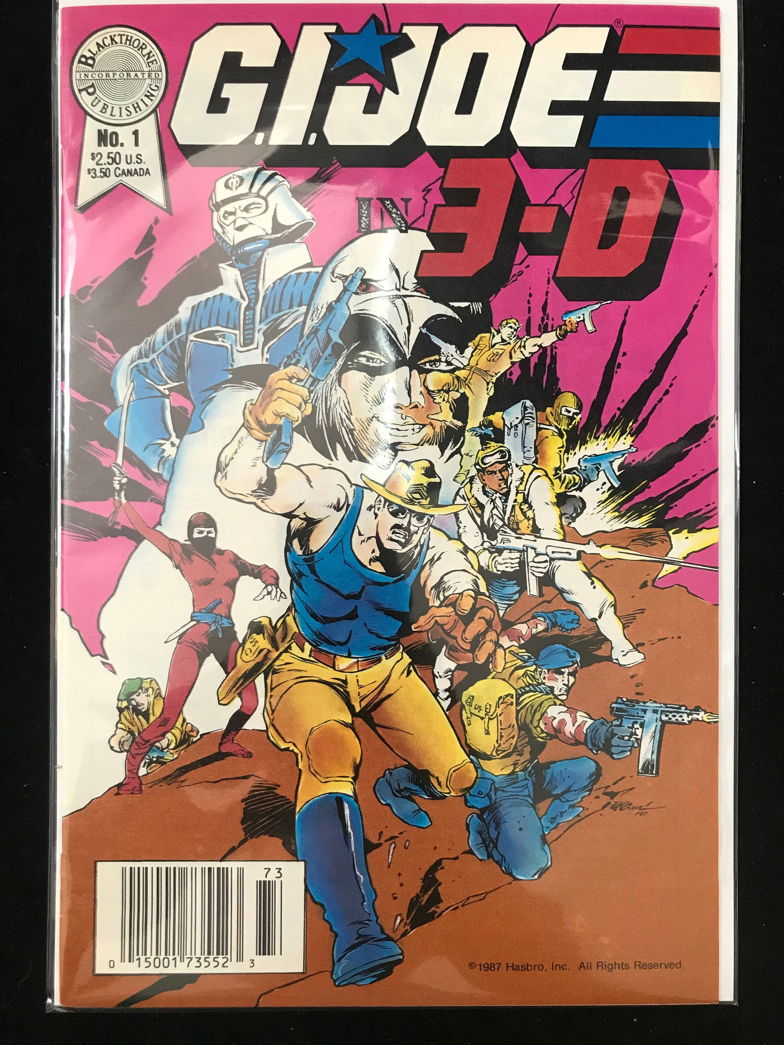 BLACKTHORNE PUBLISHING G.I JOE 3-D NO.1 (1 of 1)