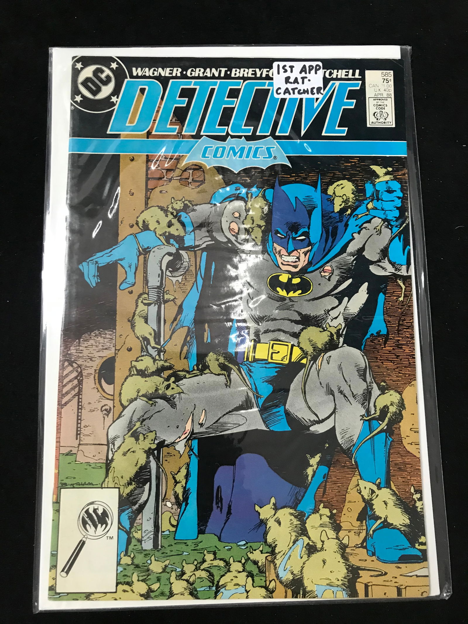 DC COMICS DETECTIVE COMICS NO.580 (1ST APPEARANCE RAT CATCHER) (1 of 1)