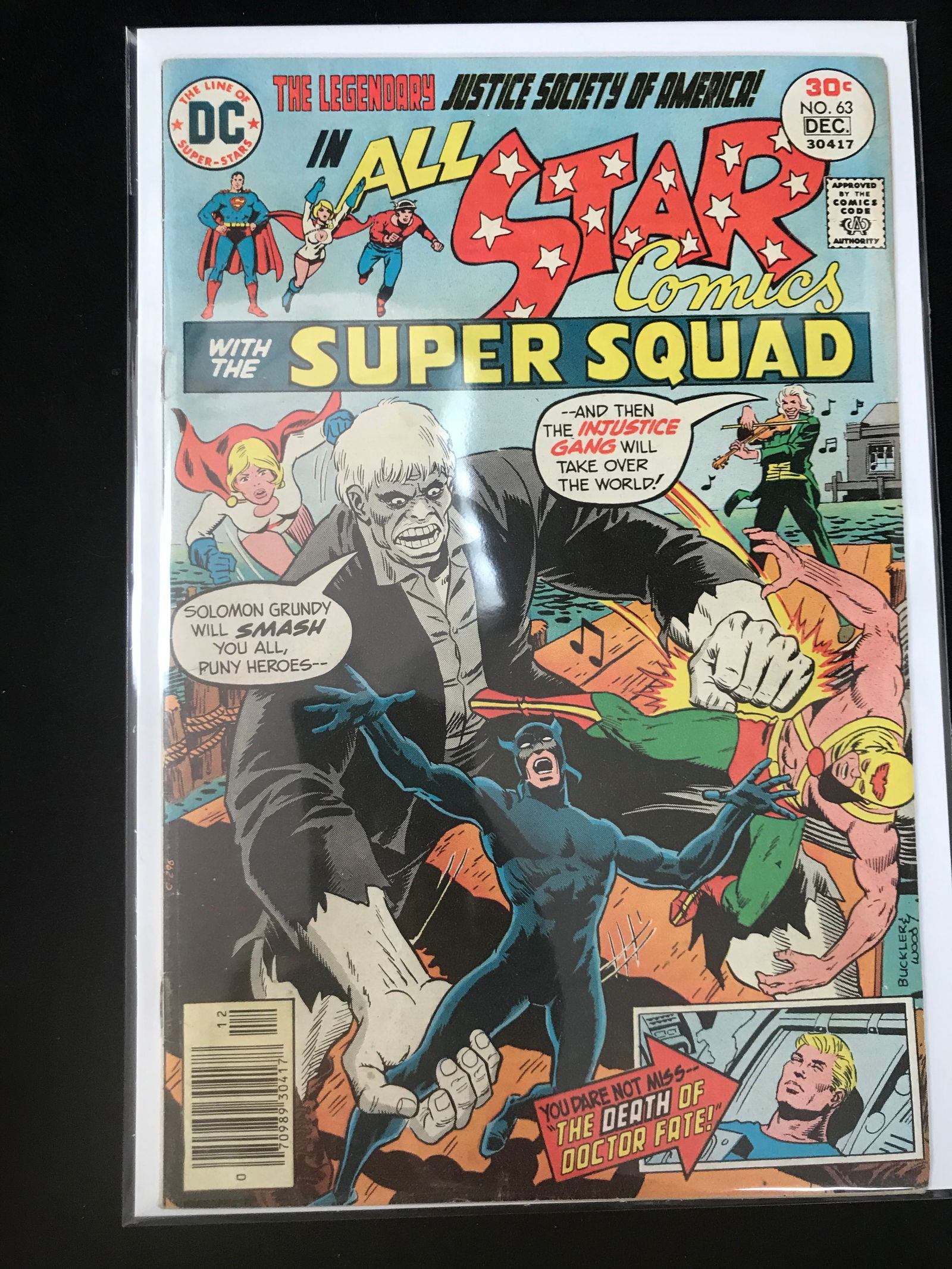 DC COMICS NO.63 ALL STAR COMICS WITH THE SUPER SQUAD (1 of 1)