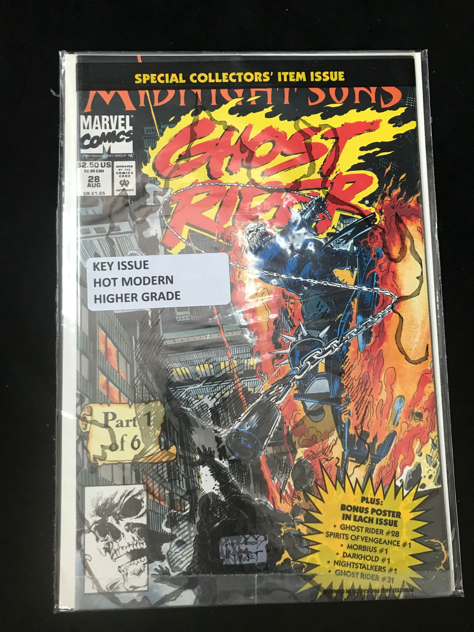 MARVEL COMICS NO.28 GHOST RIDER (HOT MODERN) (1 of 1)