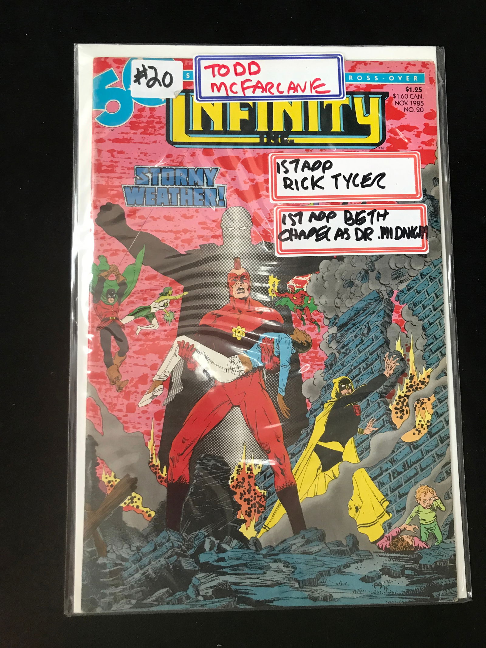 DC COMICS NO.20 INFINITY INC. (TODD MCFARLANE) (1 of 1)