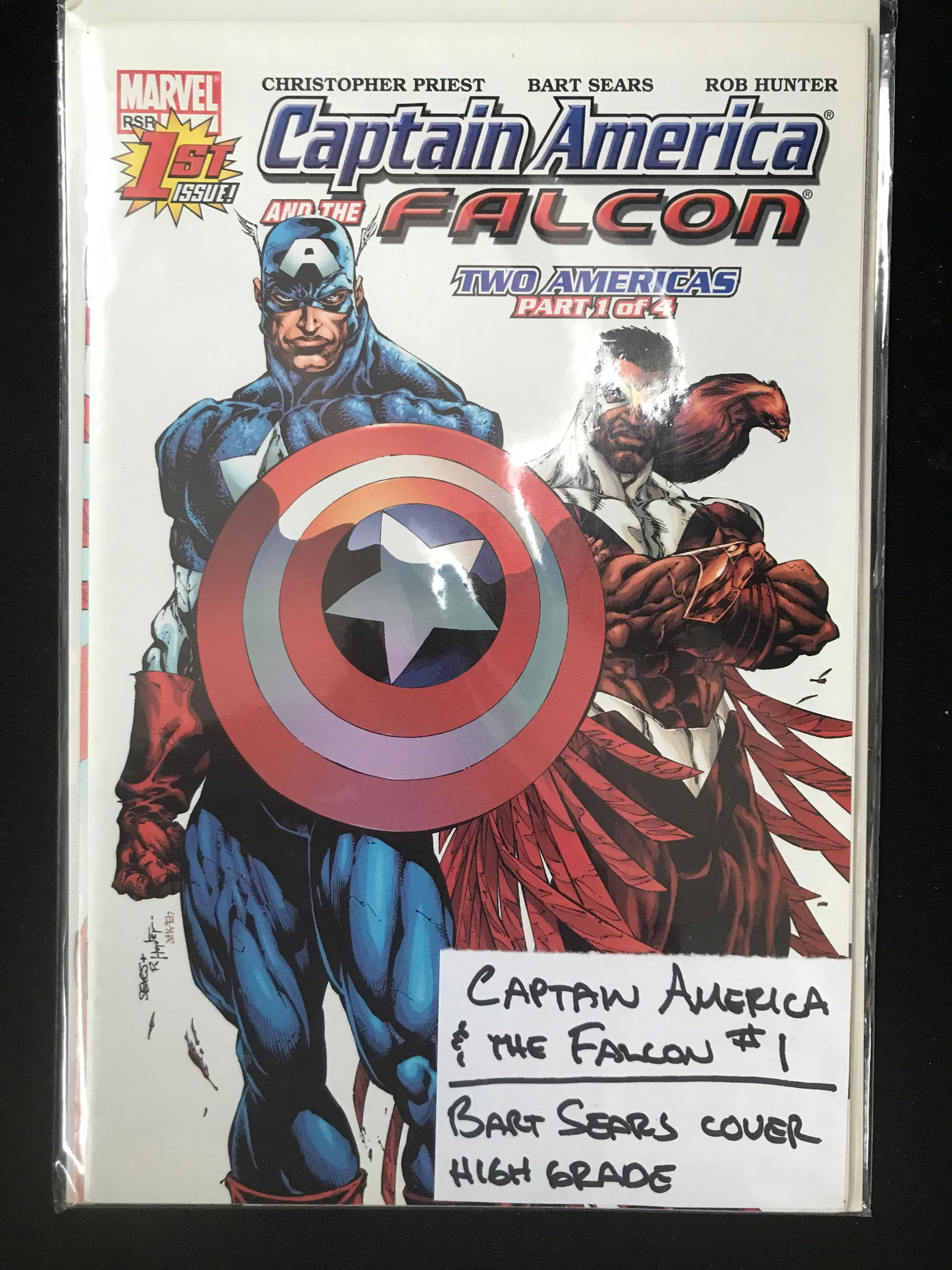 MARVEL COMICS NO.1 CAPTAIN AMERICA AND THE FALCON (BART SEARS COVER) (1 of 1)