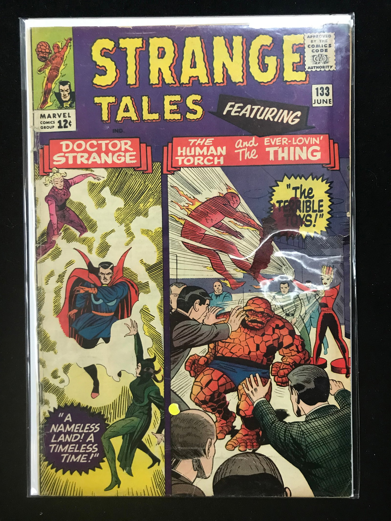 MARVEL COMICS NO.133 STRANGER TALES FEAT DOCTOR STRANGE,HUMAN TORCH AND THE EVER LOVIN THING): Prices are in Canadian dollars