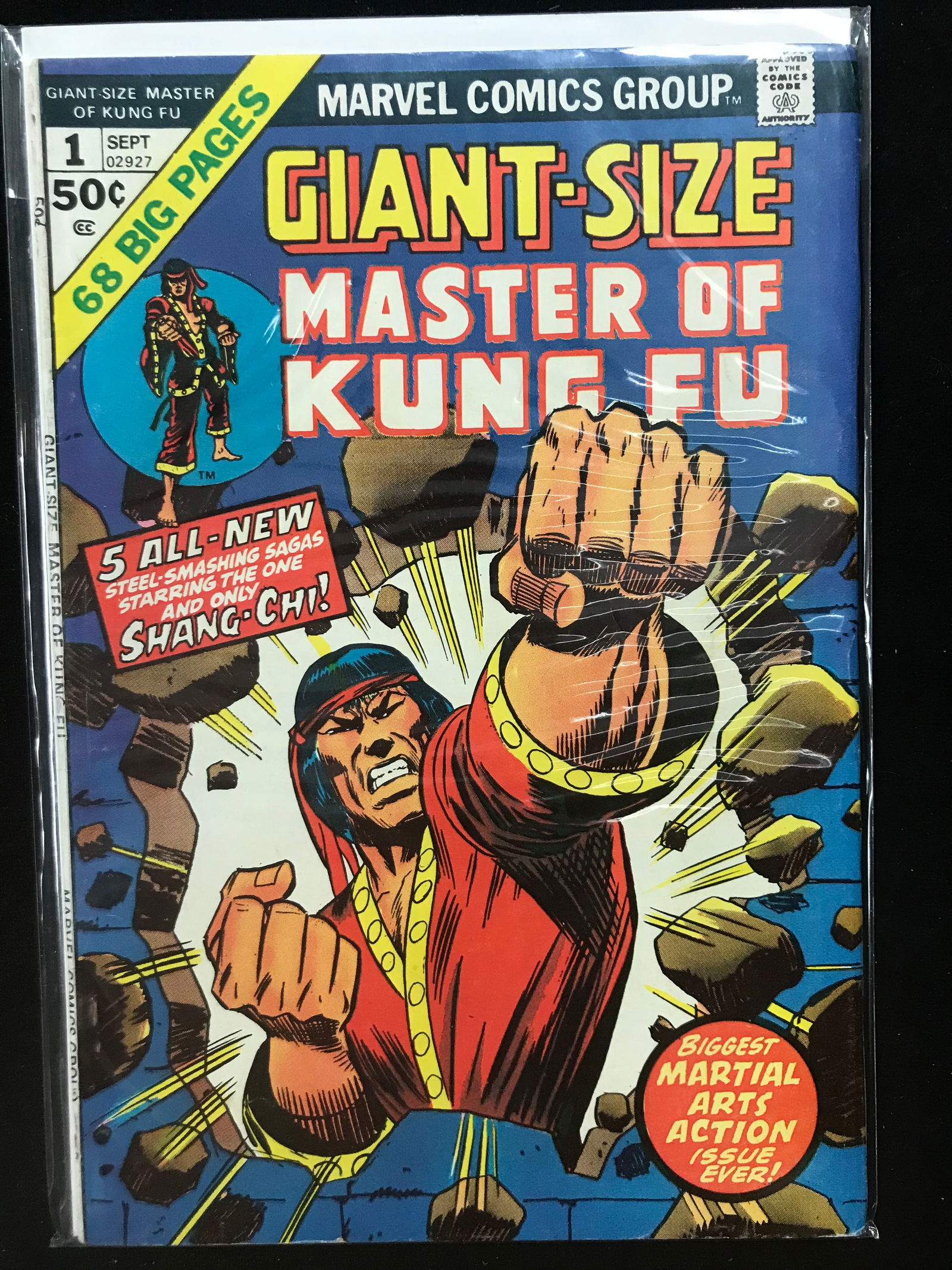 MARVEL COMICS NO.1 GIANT-SIZE MASTER OF KUNG-FU (1 of 1)