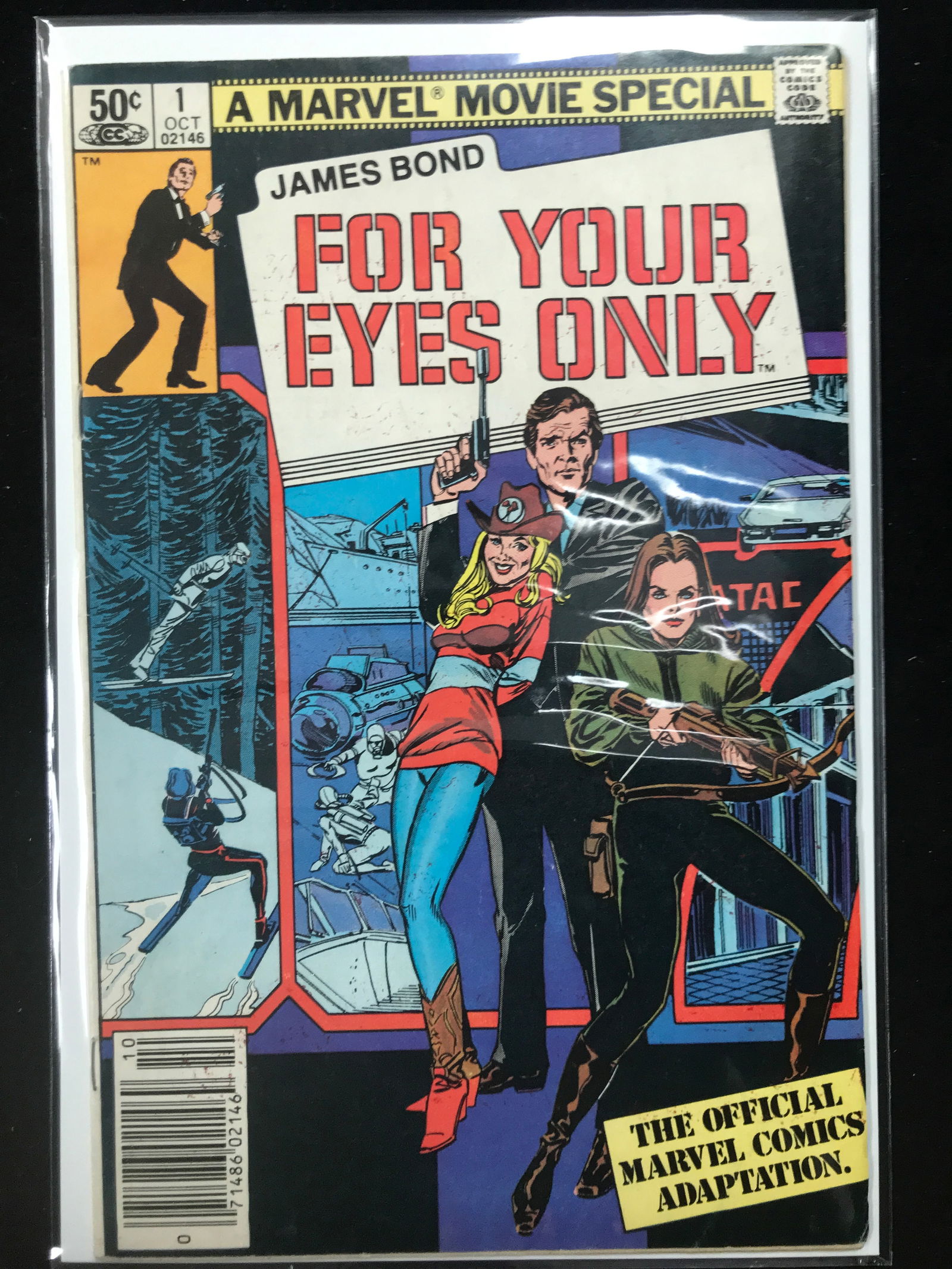 MARVEL COMICS NO.1 JAMES BOND FOR YOUR EYES ONLY (1 of 1)