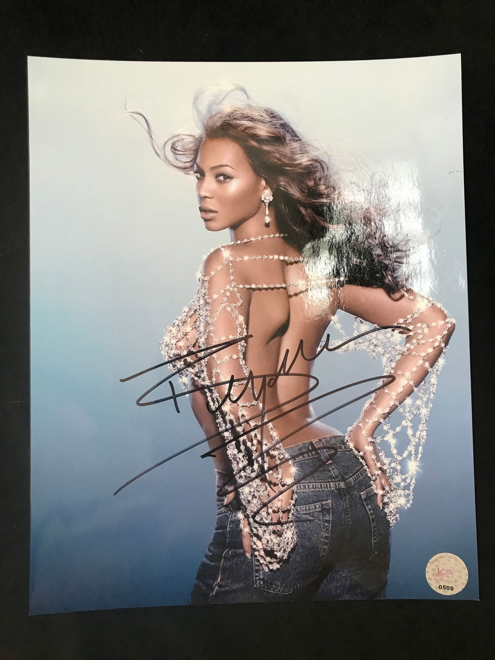 BEYONCE SIGNED 8X10 PHOTO KB COA (1 of 1)