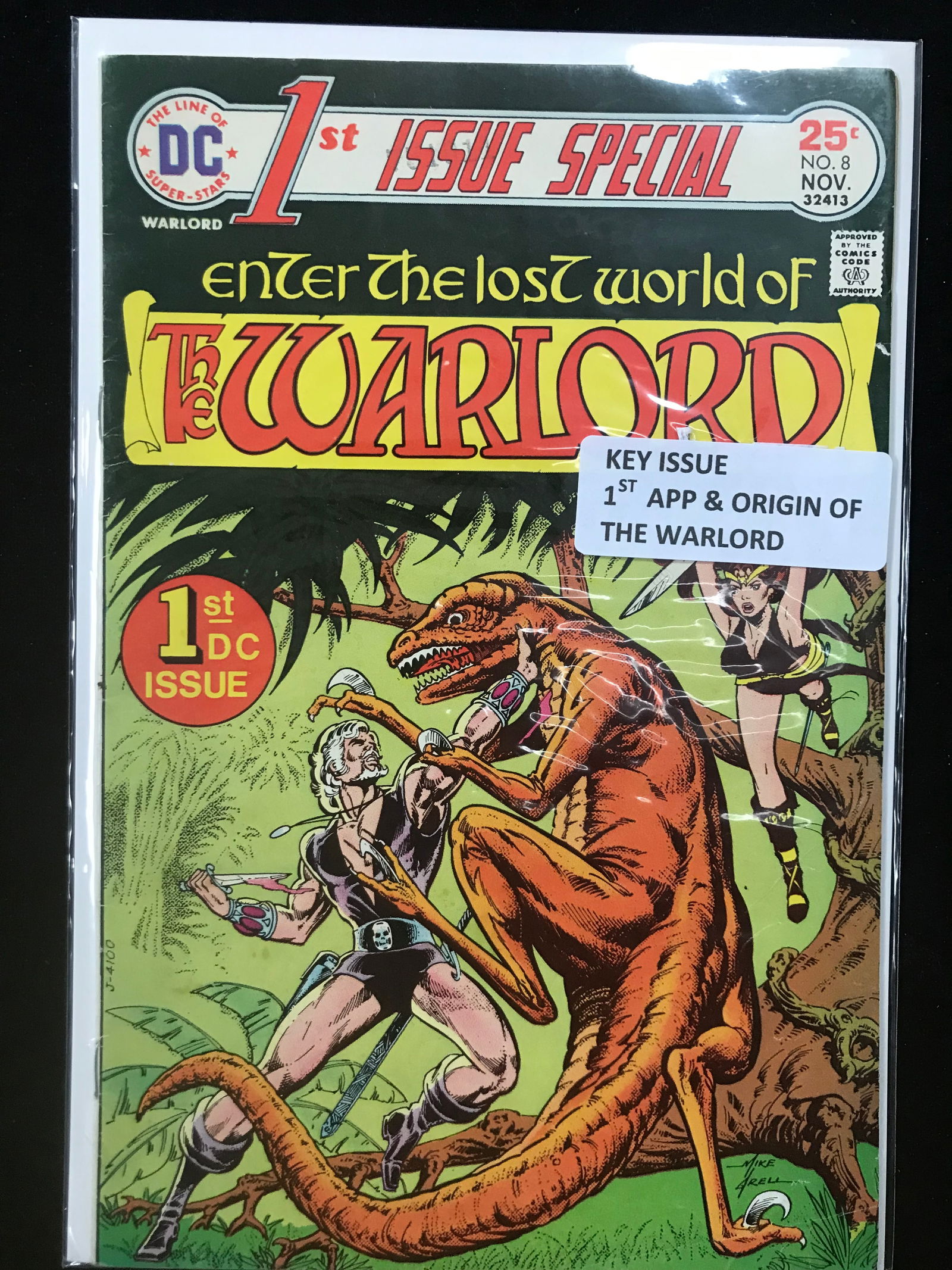 DC COMICS NO.8 HTE WARLORD (1ST APP AND ORIGIN OF THE WARLORD) (1 of 1)