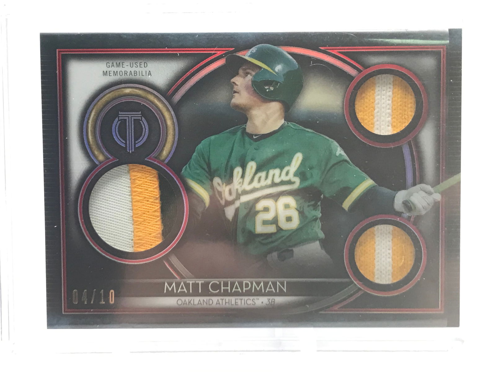 2020 TOPPS NO.TTR-MC MATT CHAMPMAN PATCH 4/10 (1 of 2)