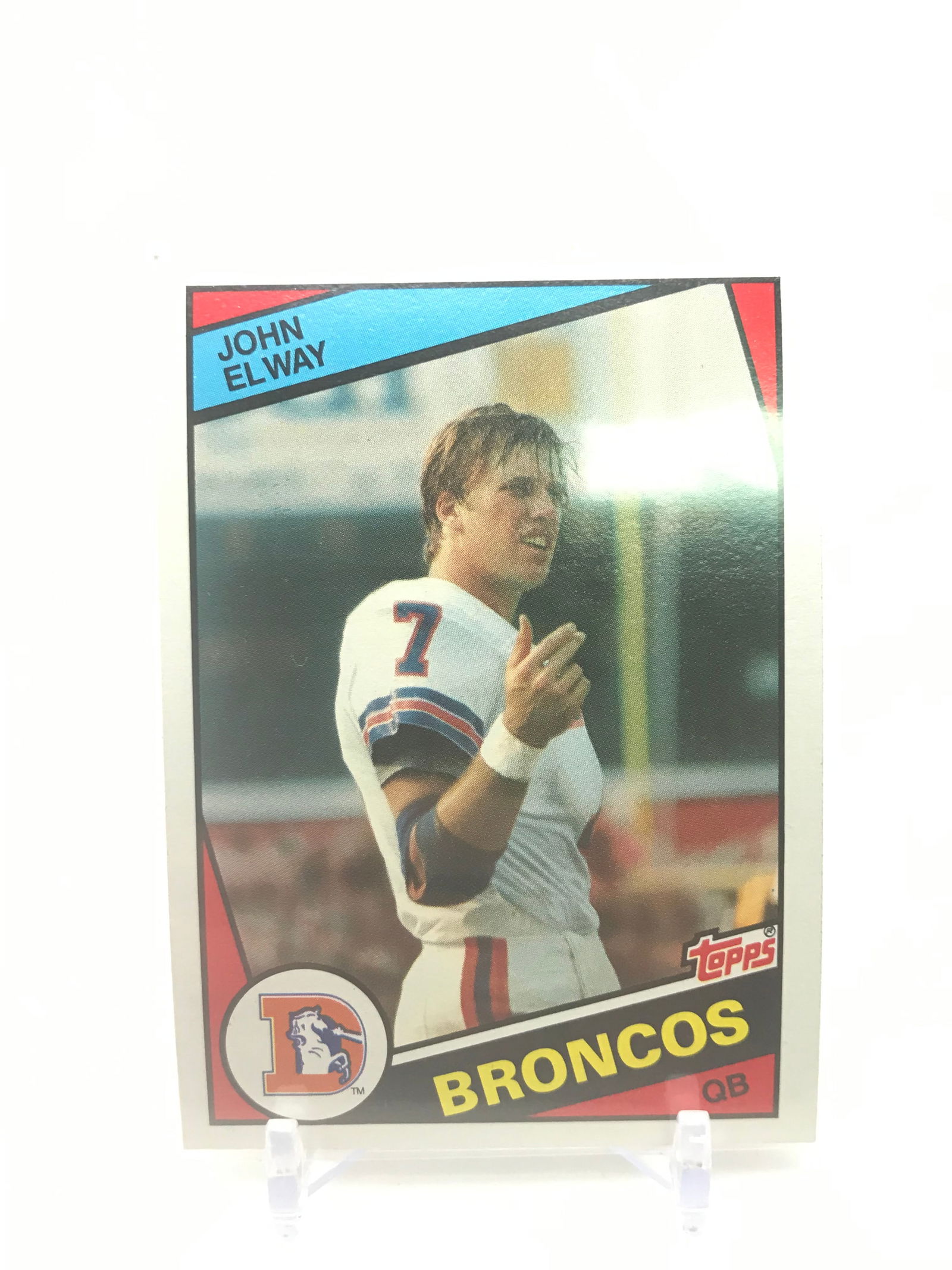 1984 TOPPS NO.63 JOHN ELWAY ROOKIE CARD (1 of 2)