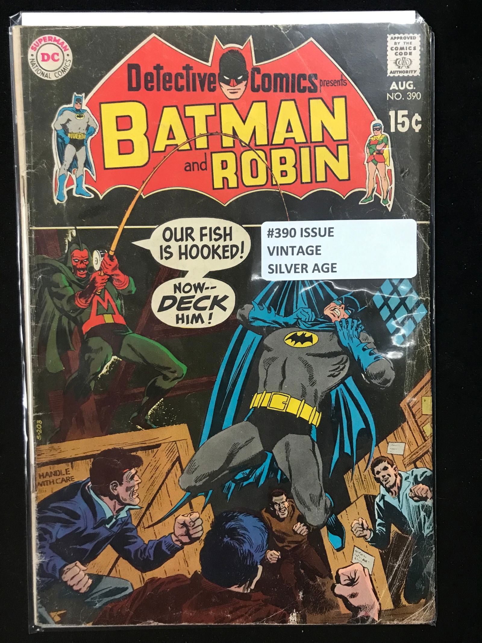 DC COMICS NO.390 DETECTIVE COMICS BATMAN AND ROBIN (VINTAGE SILVER AGE) (1 of 1)