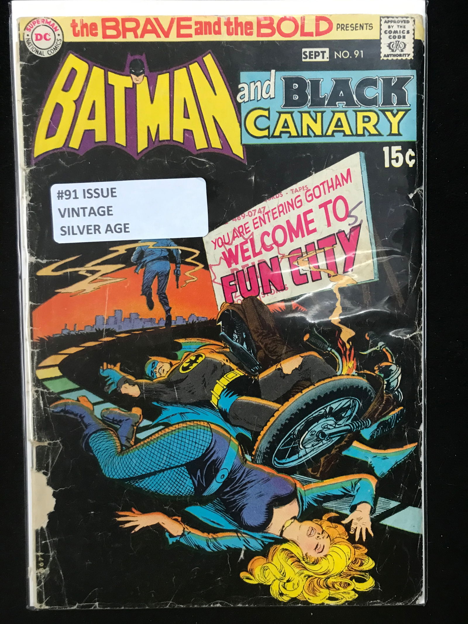 DC COMICS NO.91 BATMAN AND THE BLACK CANARY (VINTAGE SILVER AGE) (1 of 1)