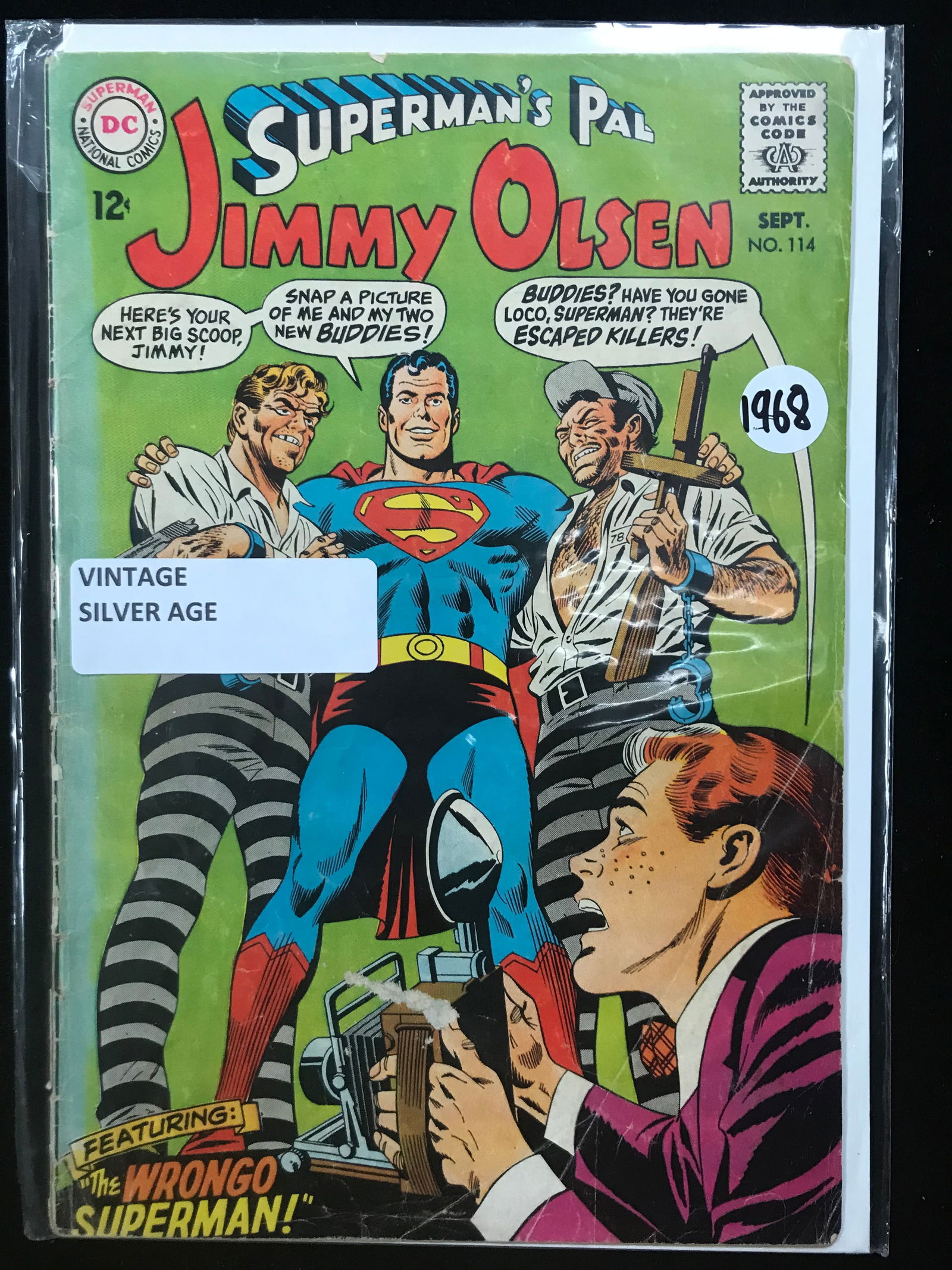 DC COMICS NO.114 SUPERMAN'S PAL JIMMY OLSEN (VINTAGE SILVER AGE) (1 of 1)
