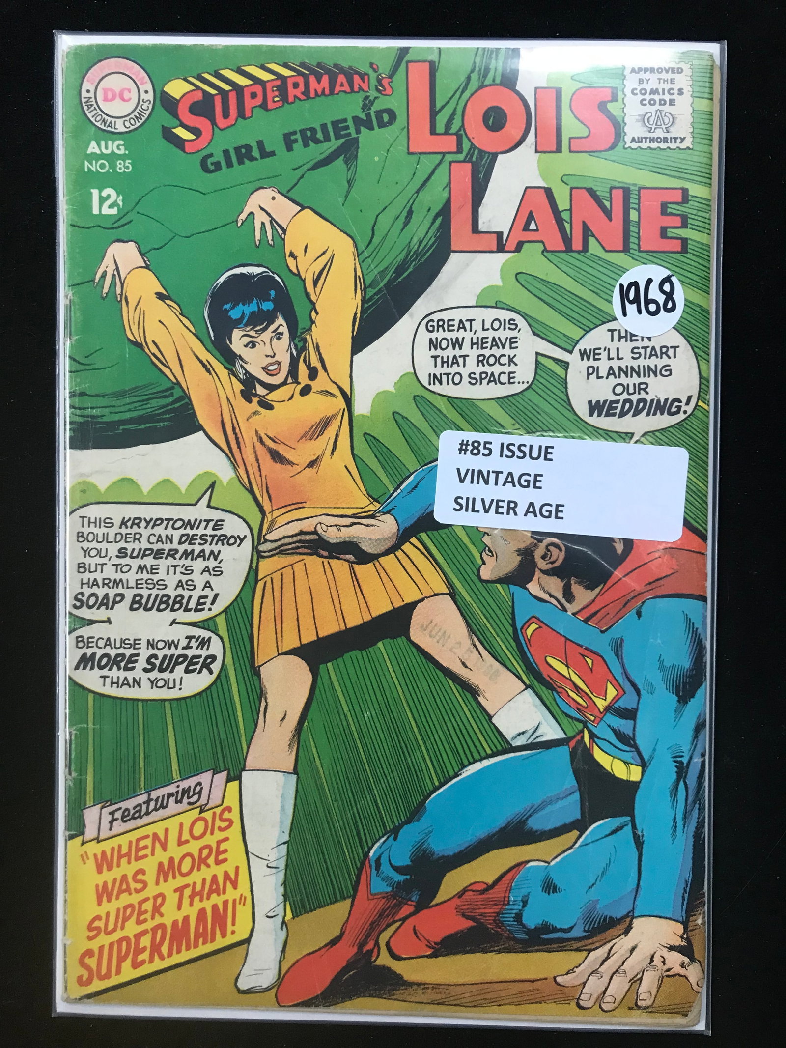 DC COMICS NO.85 SUPERMNA'S GIRLFRIEND LOIS LANE (VINTAGE SILVER AGE): Prices are in Canadian dollars