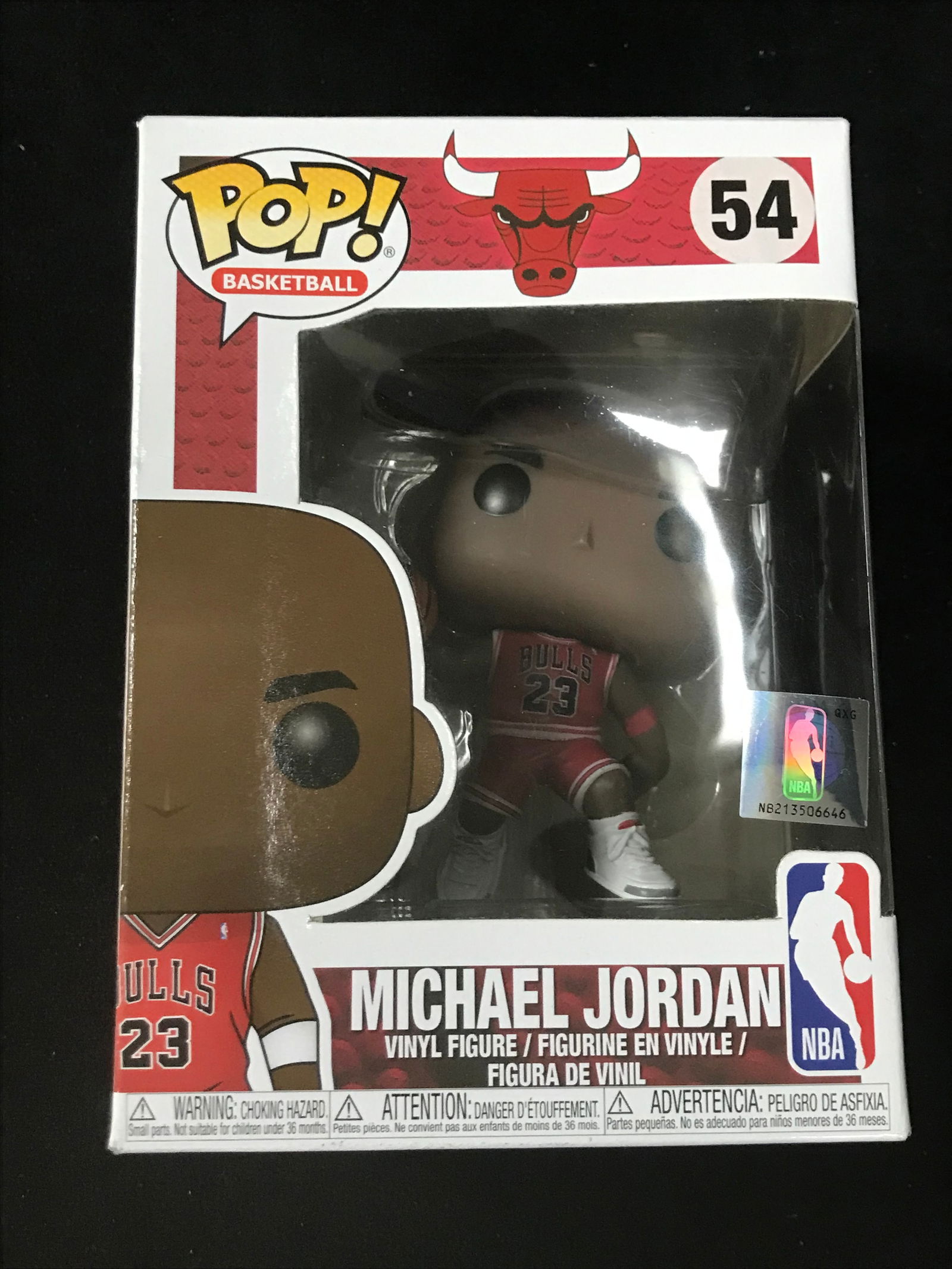 MICHAEL JORDAN FUNKO POP BASKETBALL NO.54 (1 of 2)