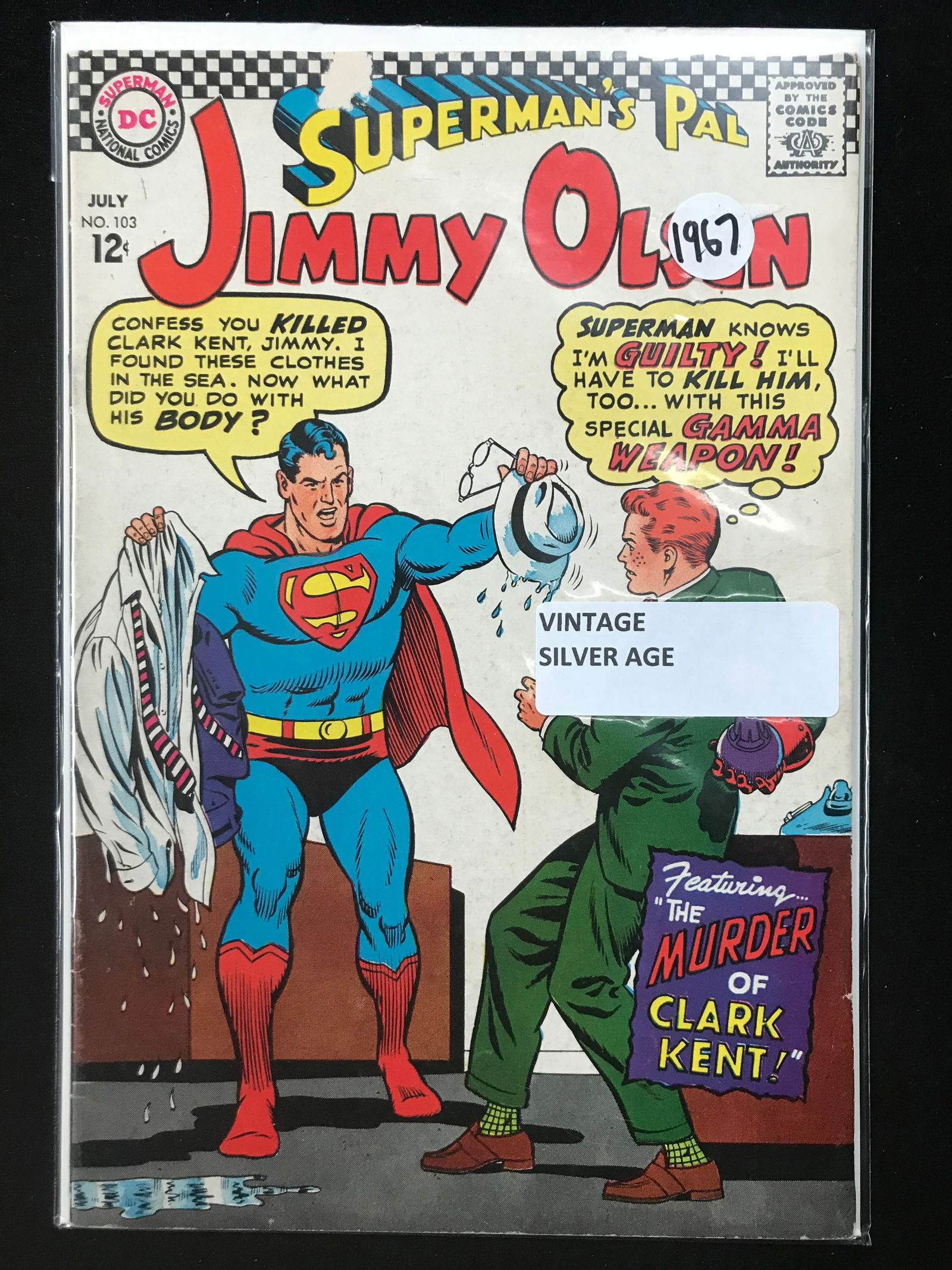 DC COMICS NO.103 SUPERMAN'S PAL JIMMY OLSEN (VINTAGE SILVER AGE) (1 of 1)