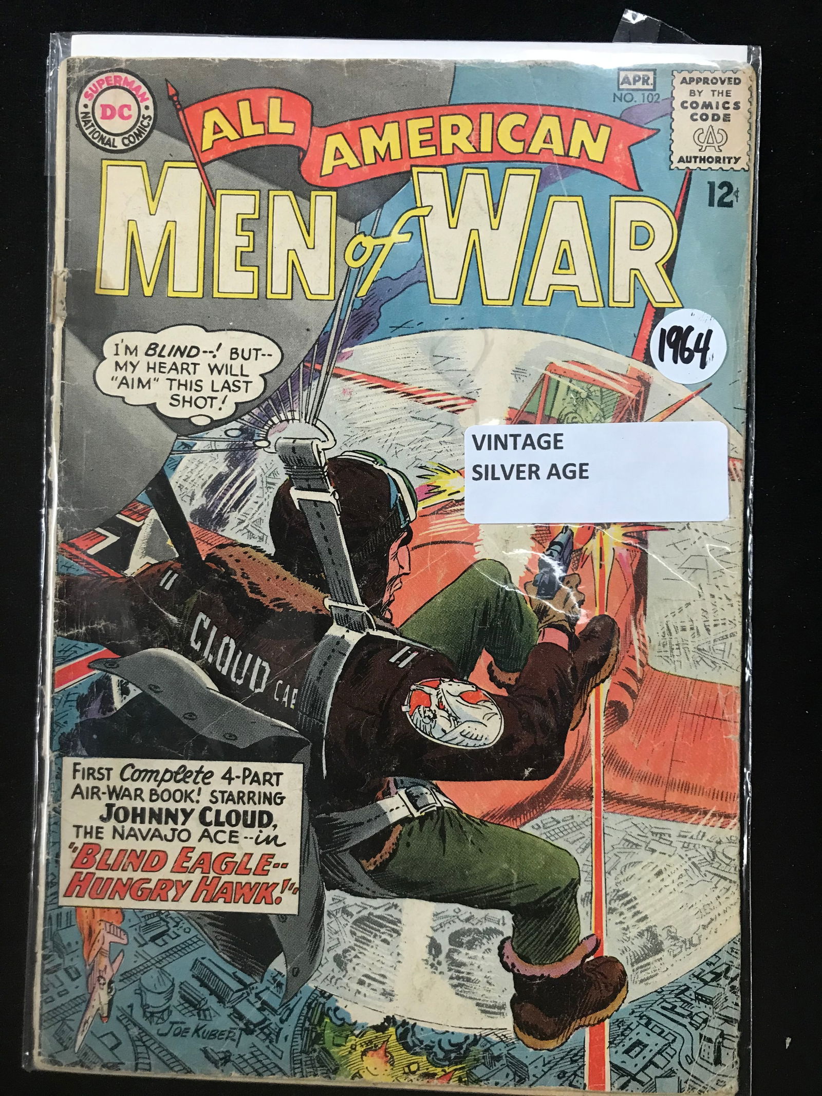 DC COMICS NO.102 ALL AMERICAN MEN OF WAR (VINTAGE SILVER AGE) (1 of 1)