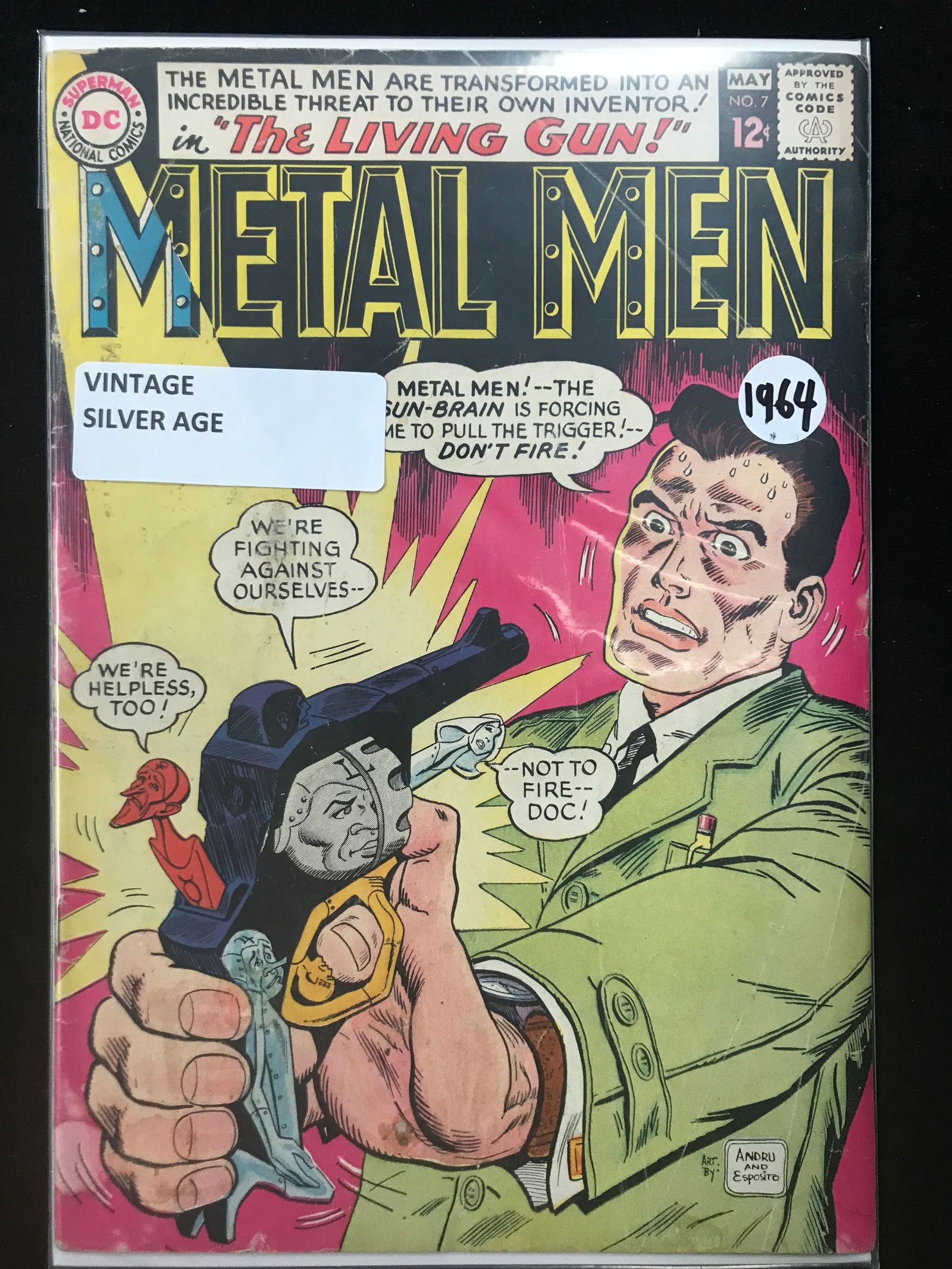 DC COMICS NO.7 METAL MEN (VINTAGE SILVER AGE) (1 of 1)