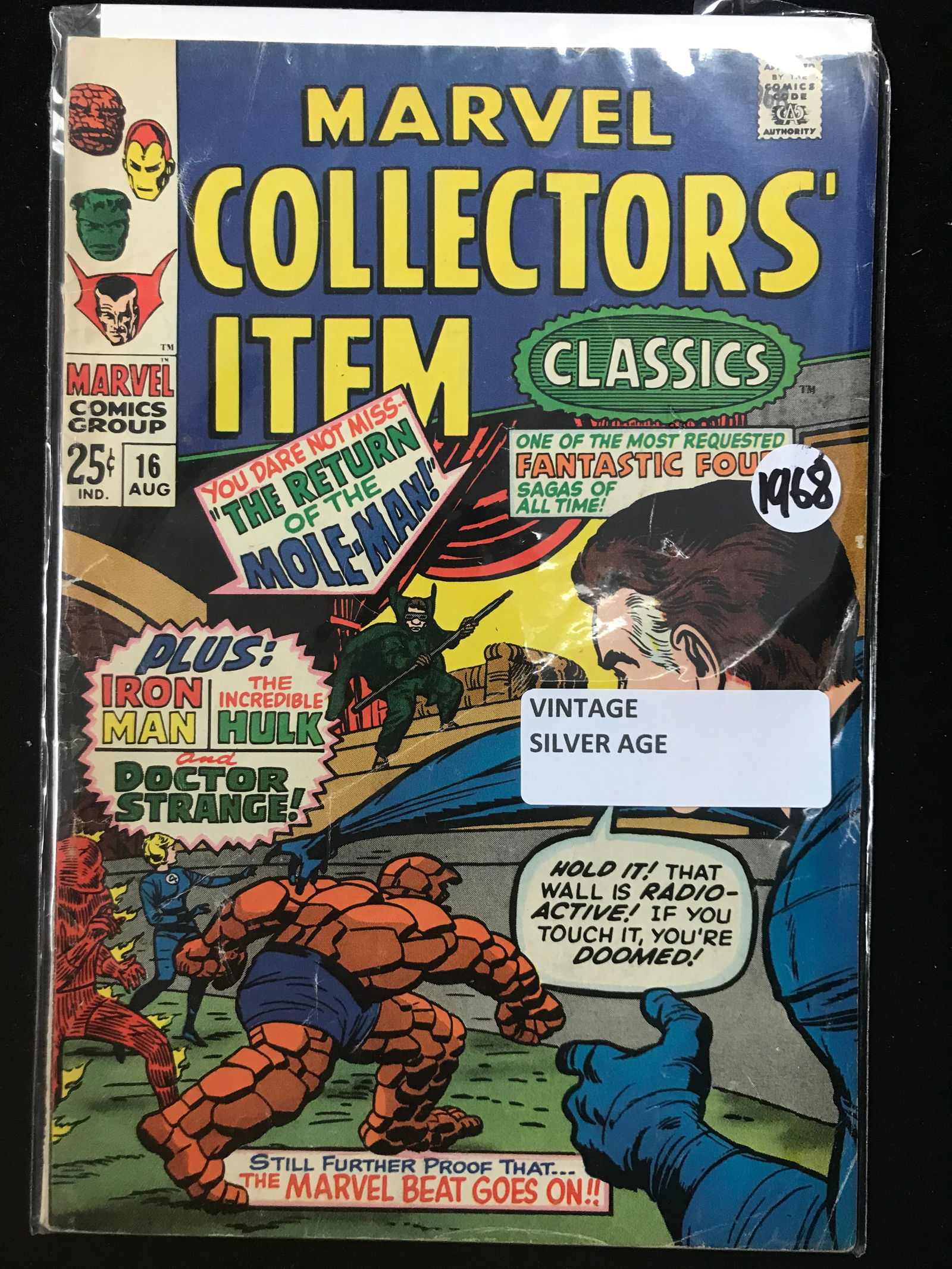MARVEL COMICS NO.16 MARVEL COLLECTORS' ITEM CLASSIC (VINTAGE SILVER AGE) (1 of 1)