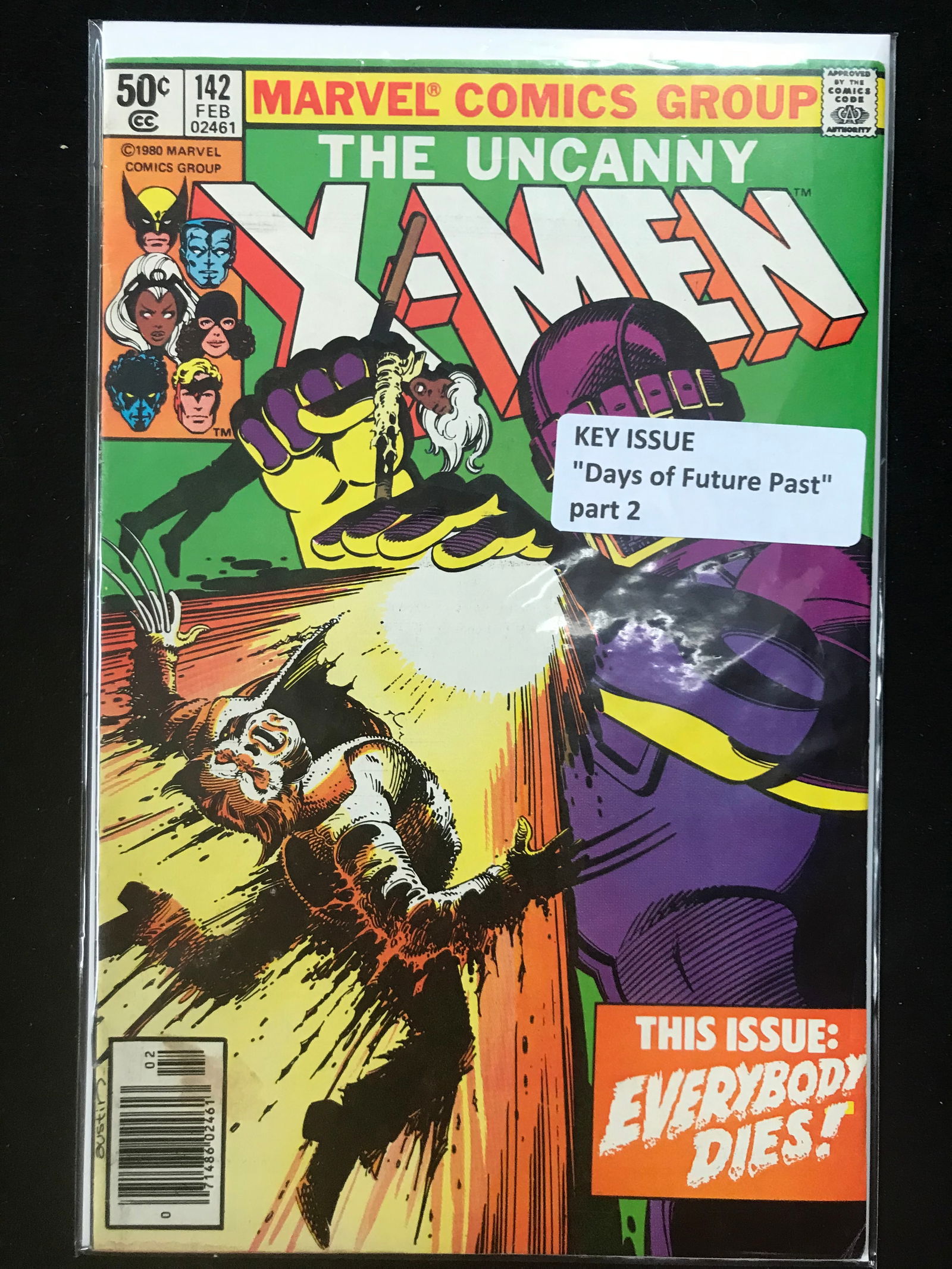 MARVEL COMICS NO.142 THE UNCANNY X-MEN (DAYS OF THE FUTURE PAST PART 2) (1 of 1)