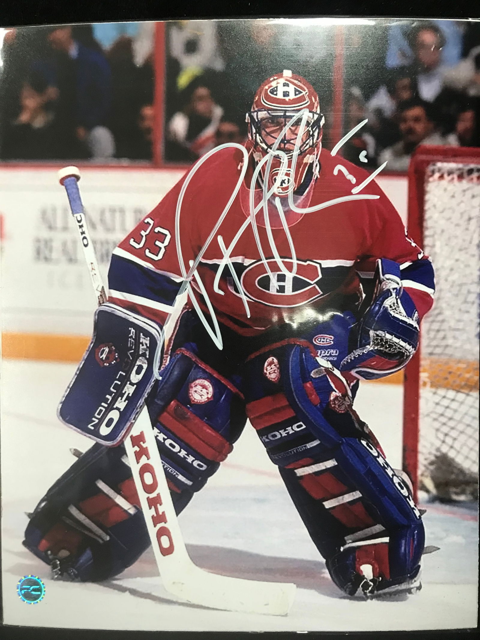 PATRICK ROY SIGNED 8 X 10 (PRO CERT COA) (1 of 2)