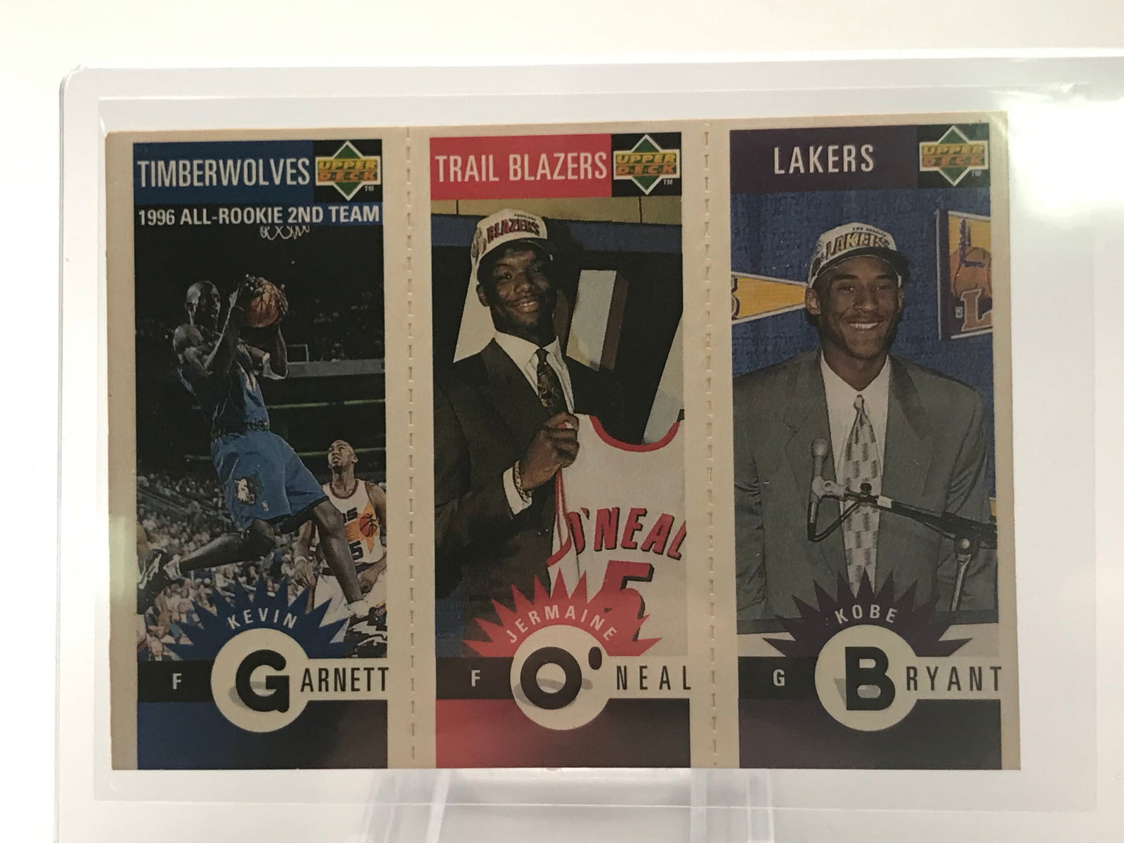 1996 UPPER DECK KOBE BRYANT ROOKIE CARD (1 of 2)