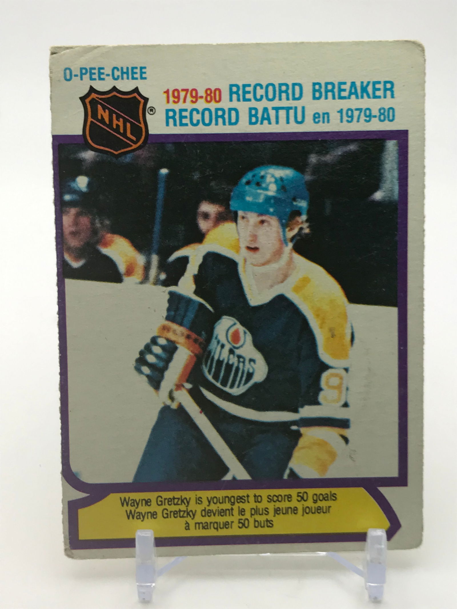 1980 O PEE CHEE WAYNE GRETZKY TRADING CARD (1 of 2)