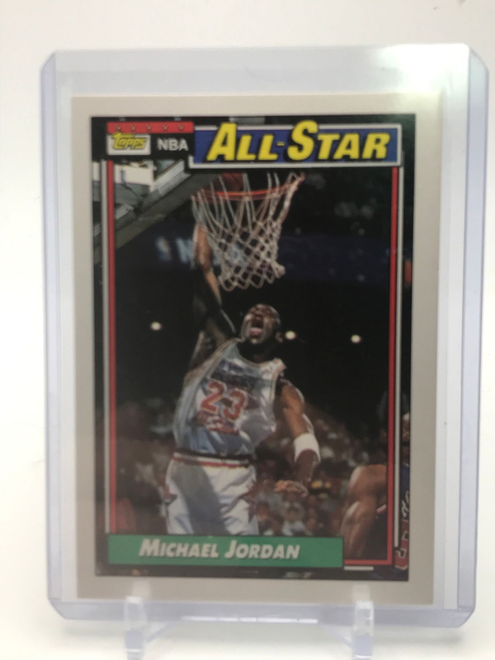 1992 TOPPS ALL STAR MICHAEL JORDAN BASKETBALL CARD (1 of 2)