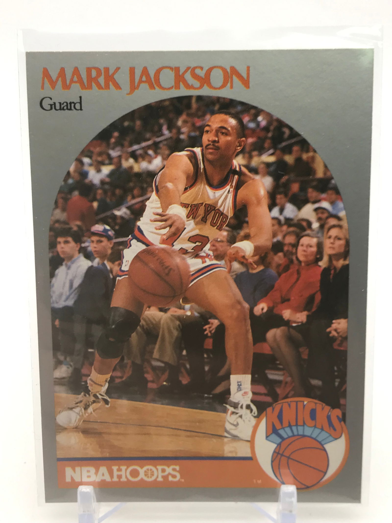 1990 NBA HOOPS NO.205 MARK JACKSON: Prices are in Canadian Dollars