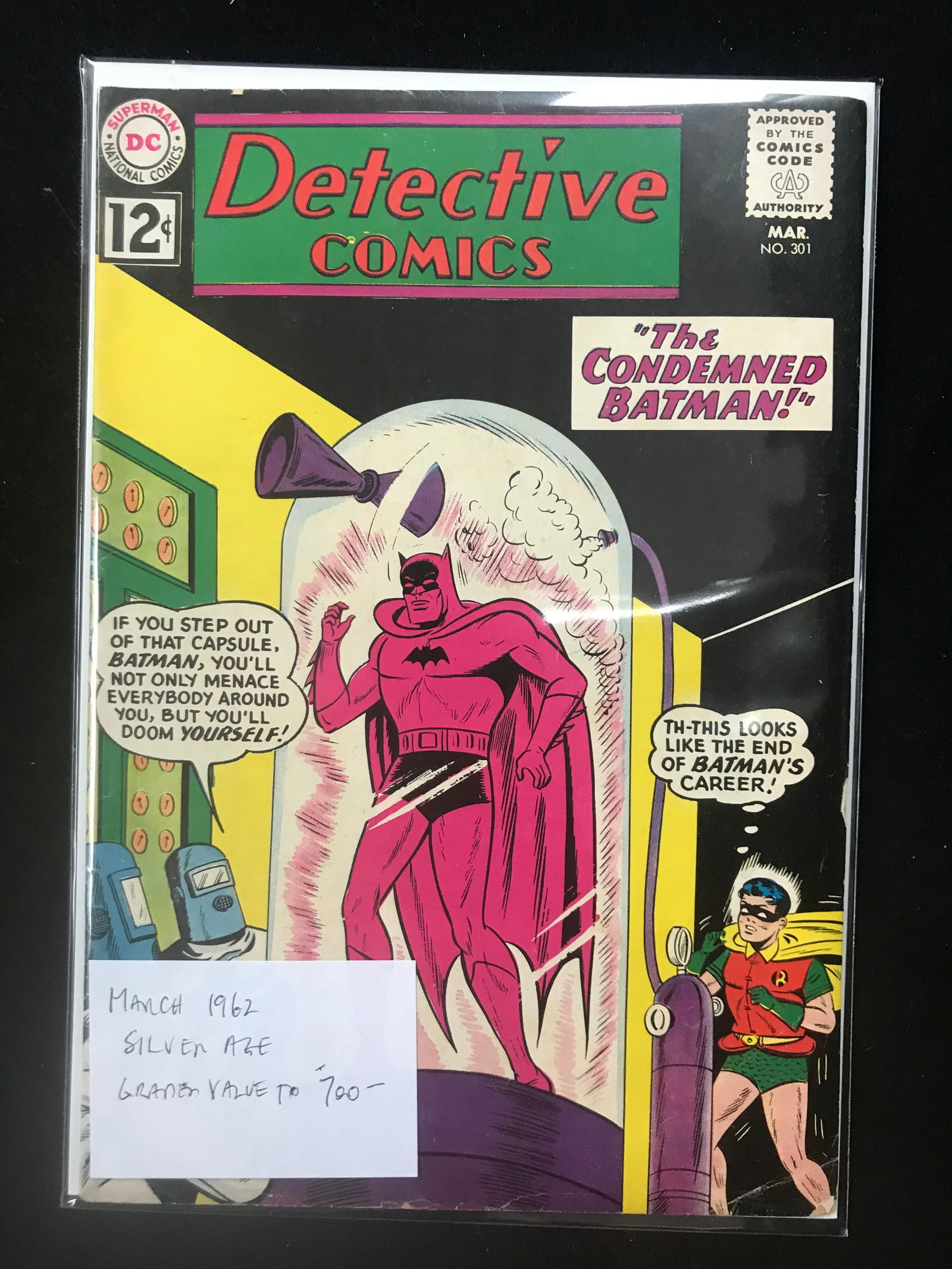 DC COMICS NO.301 DETECTIVE COMICS (VINTAGE SILVER AGE) (1 of 1)