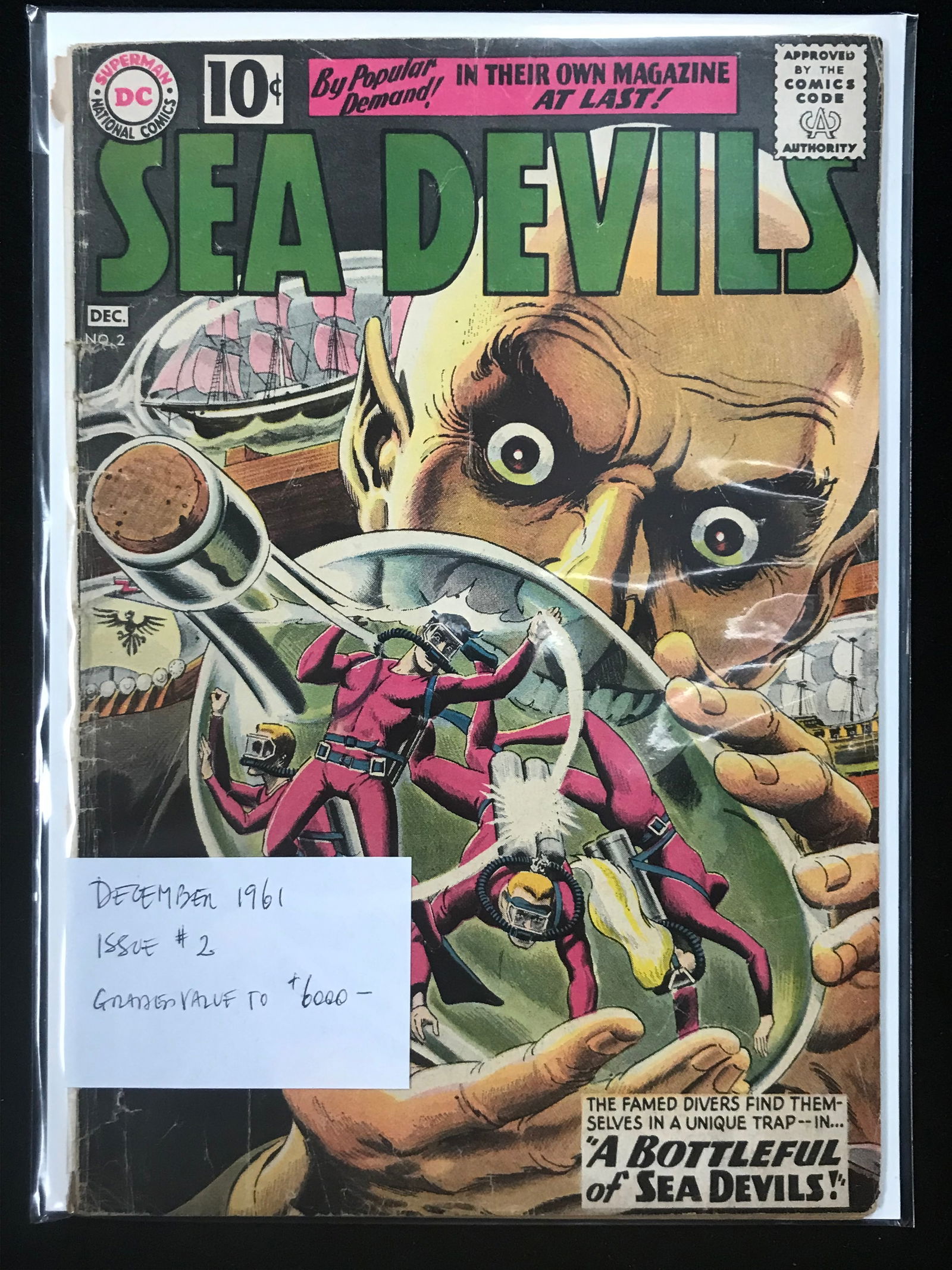 DC COMICS NO.2 SEA DEVILS (1 of 1)