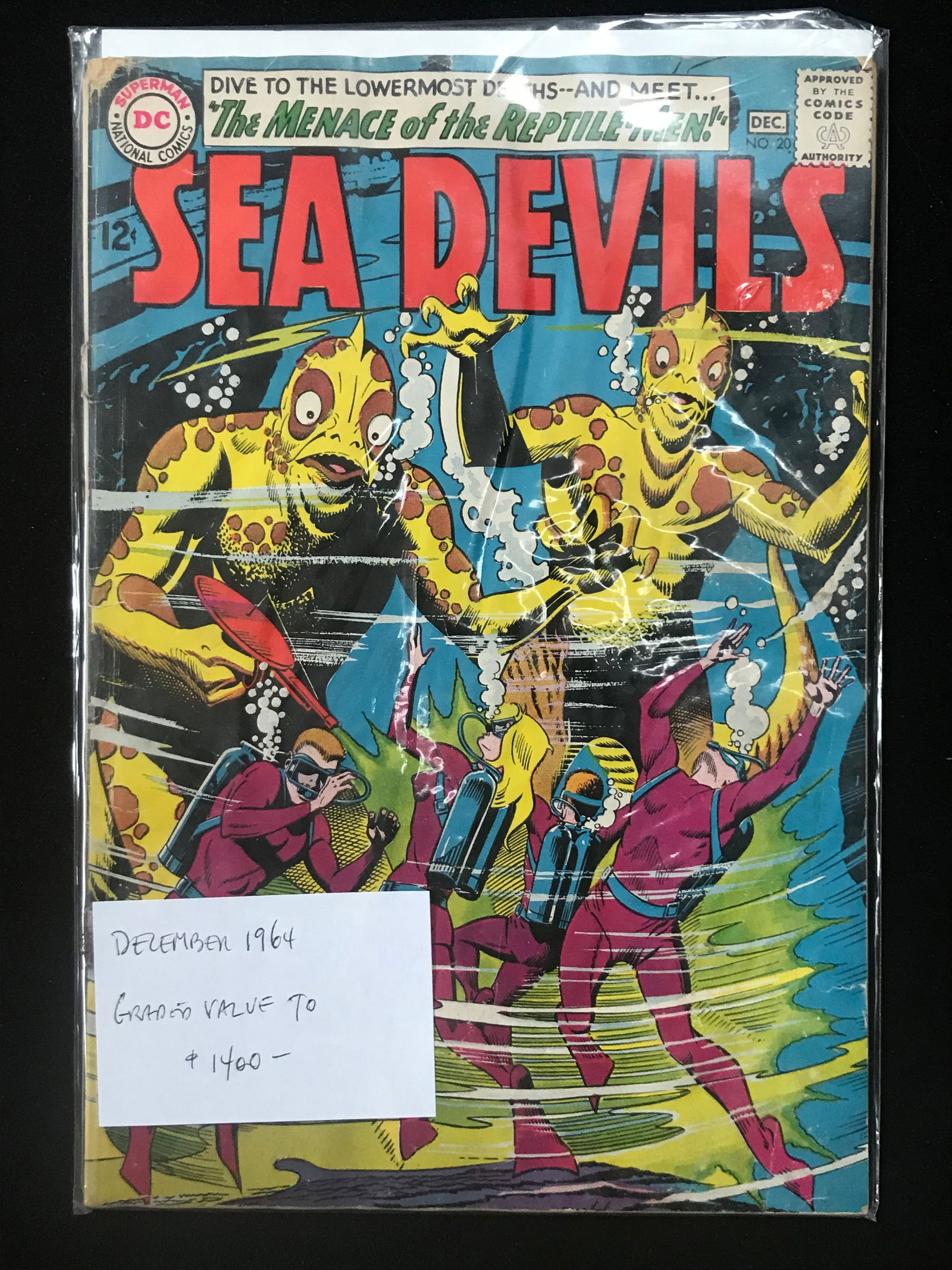 DC COMICS NO.20 SEA DEVILS (1 of 1)
