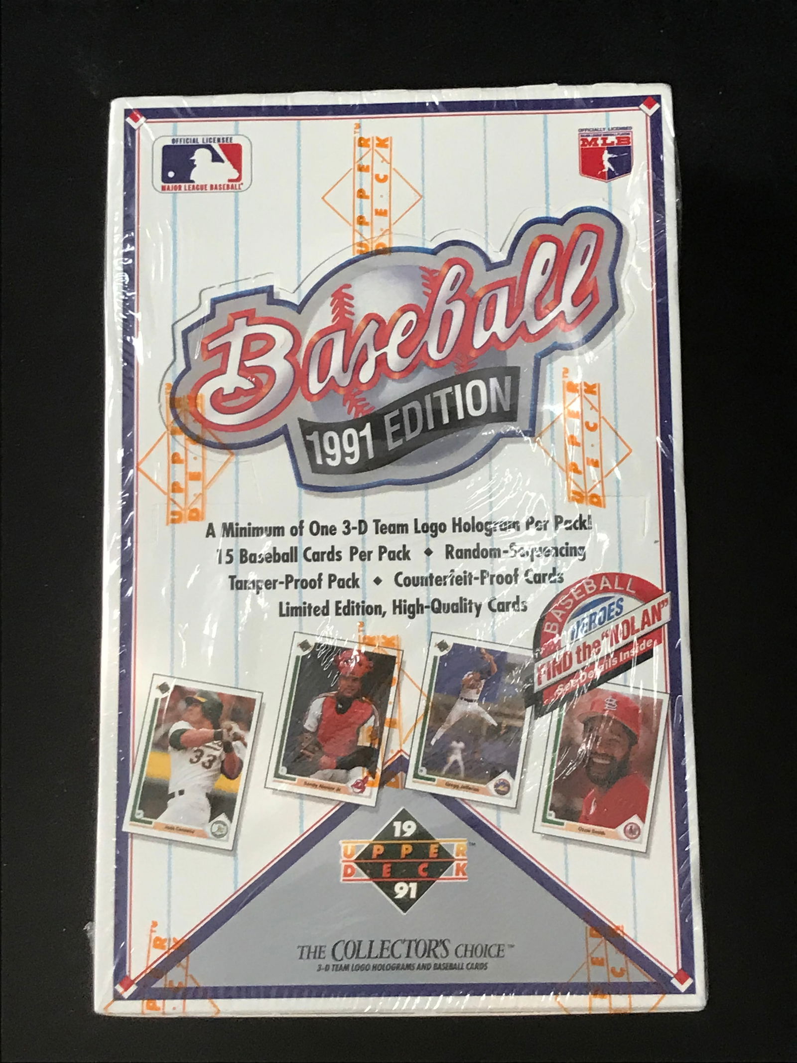 SEALED BOX OF 1991 UPPER DECK BASEBALL (1 of 1)