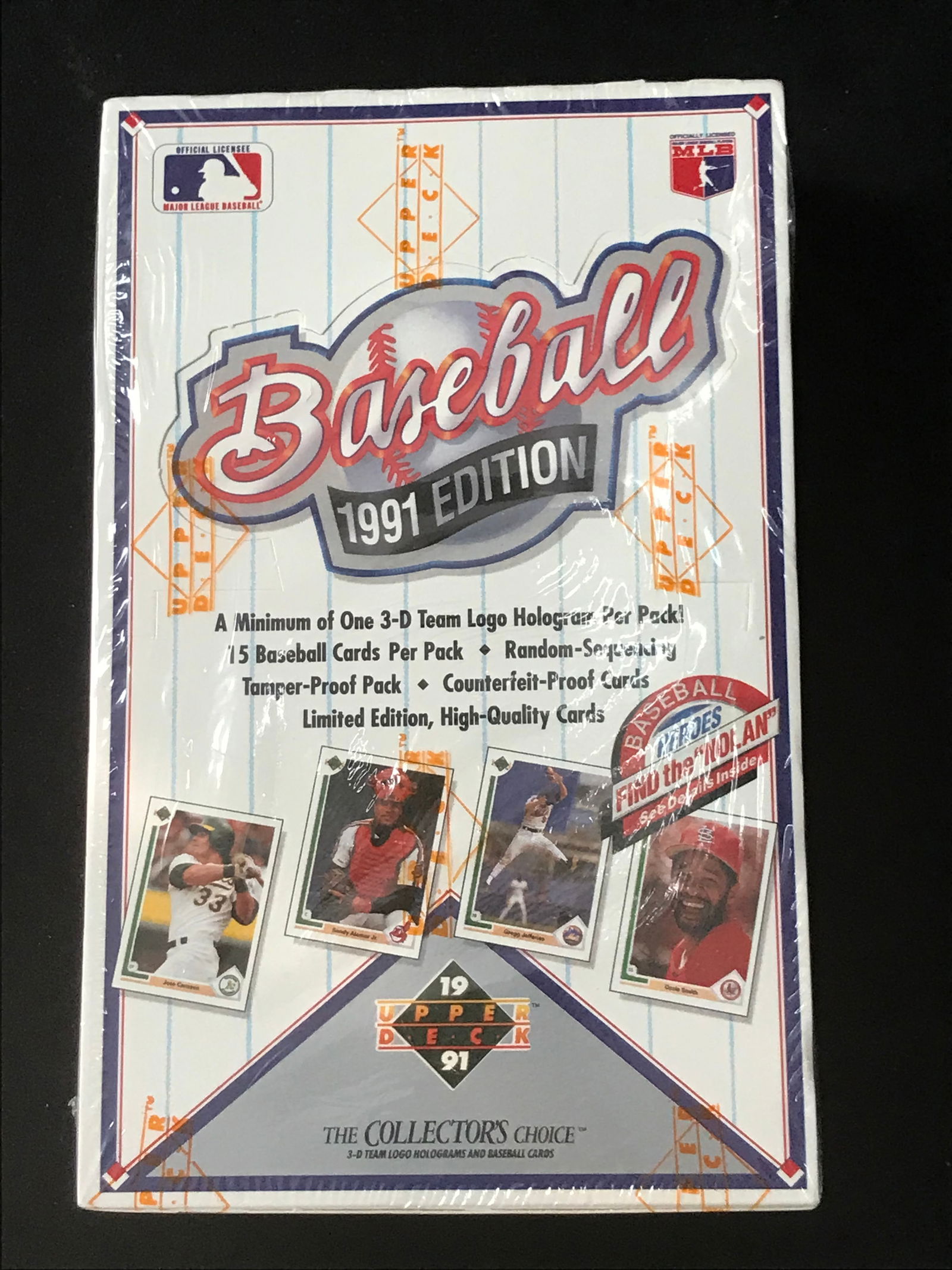 SEALED BOX OF 1991 UPPER DECK BASEBALL (1 of 1)