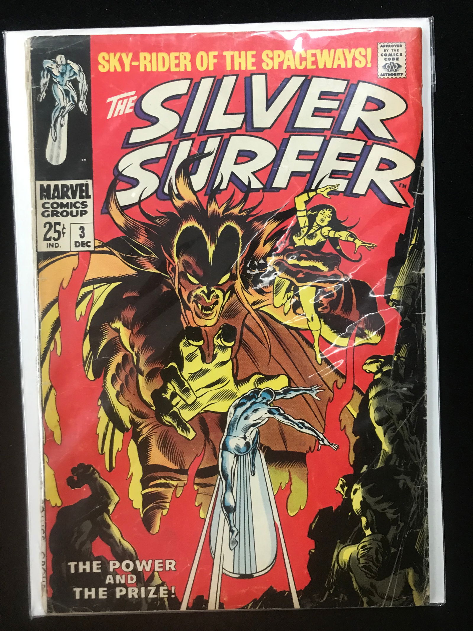 MARVEL COMICS NO.3 THE SILVER SURFER (1 of 1)