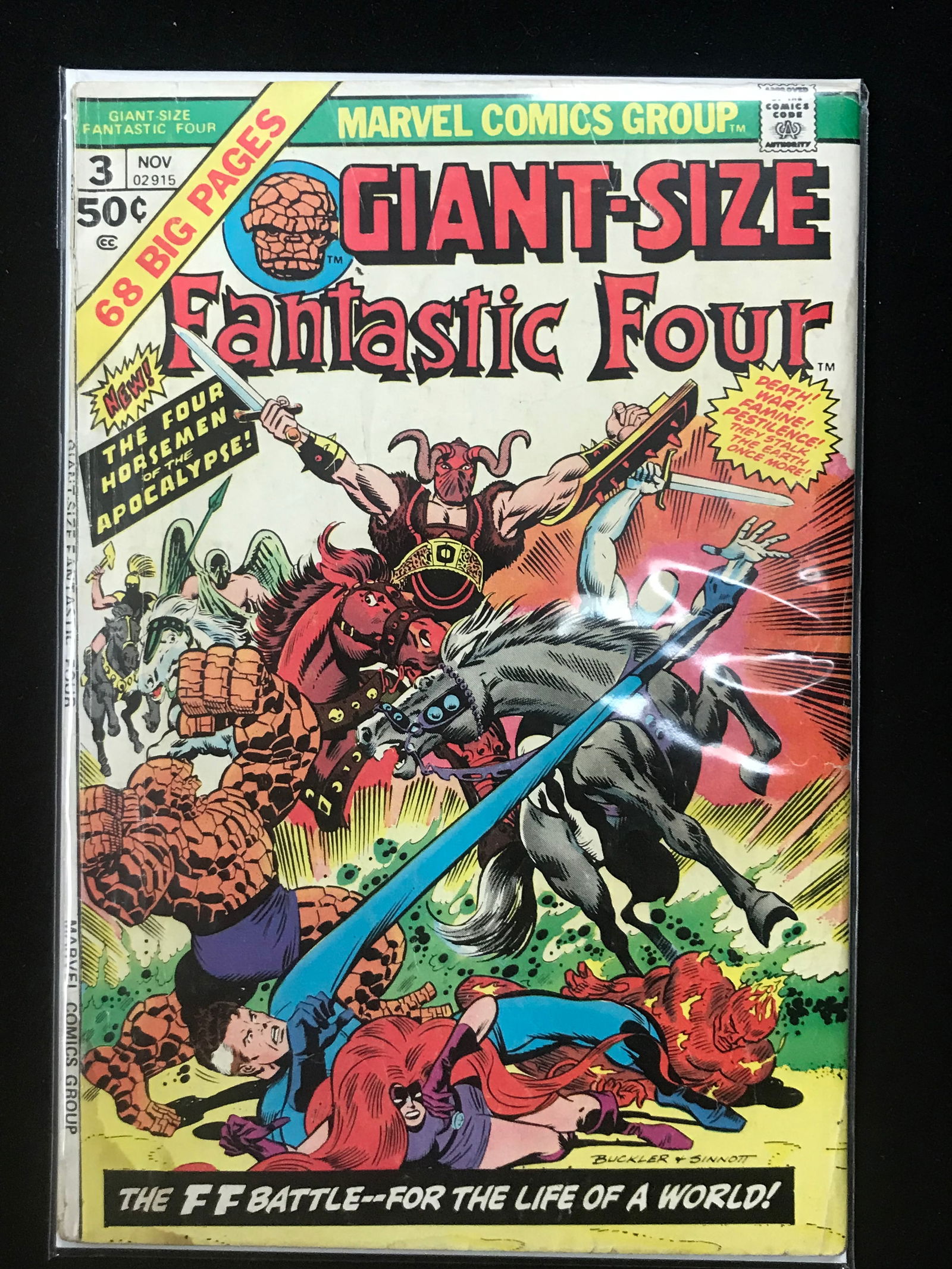 MARVEL COMICS NO.3 FANTASTIC FOUR (GIANT-SIZE) (1 of 1)