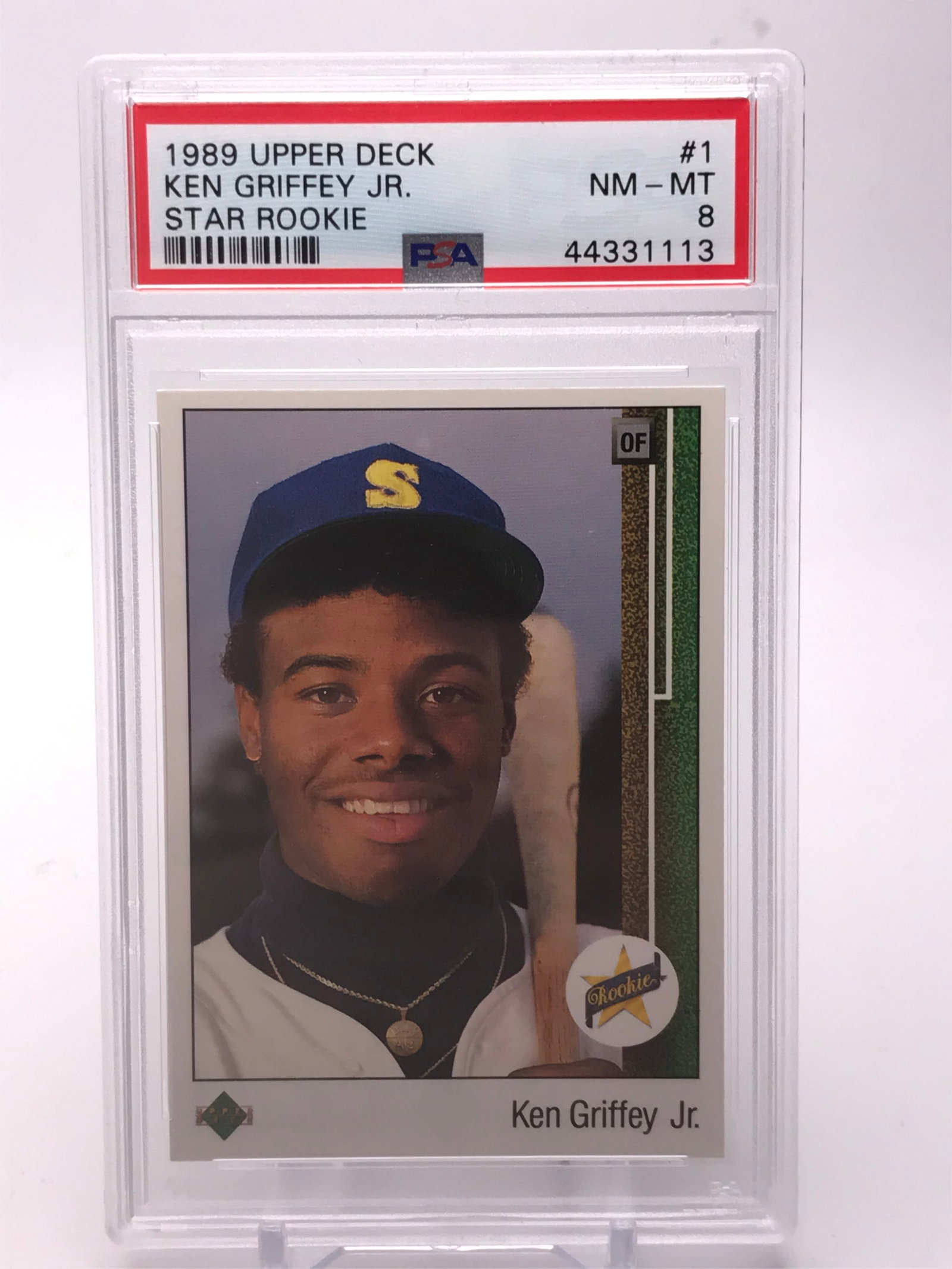 1989 UPPER DECK NO.1 KEN GRIFFEY JR ROOKIE CARDS PSA GRADED 8: Prices are in Canadian dollars