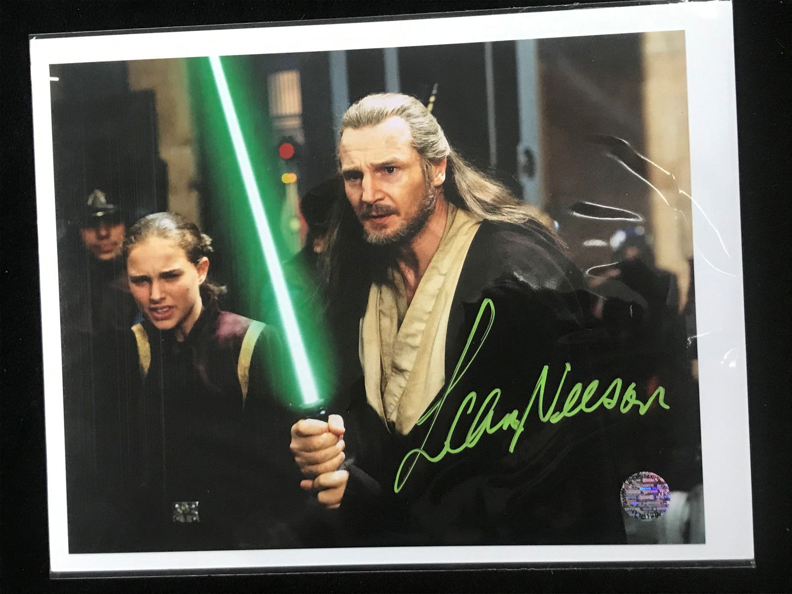 LIAM NEESON SIGNED 8X10 PHOTO SUPER STAR COA (1 of 2)