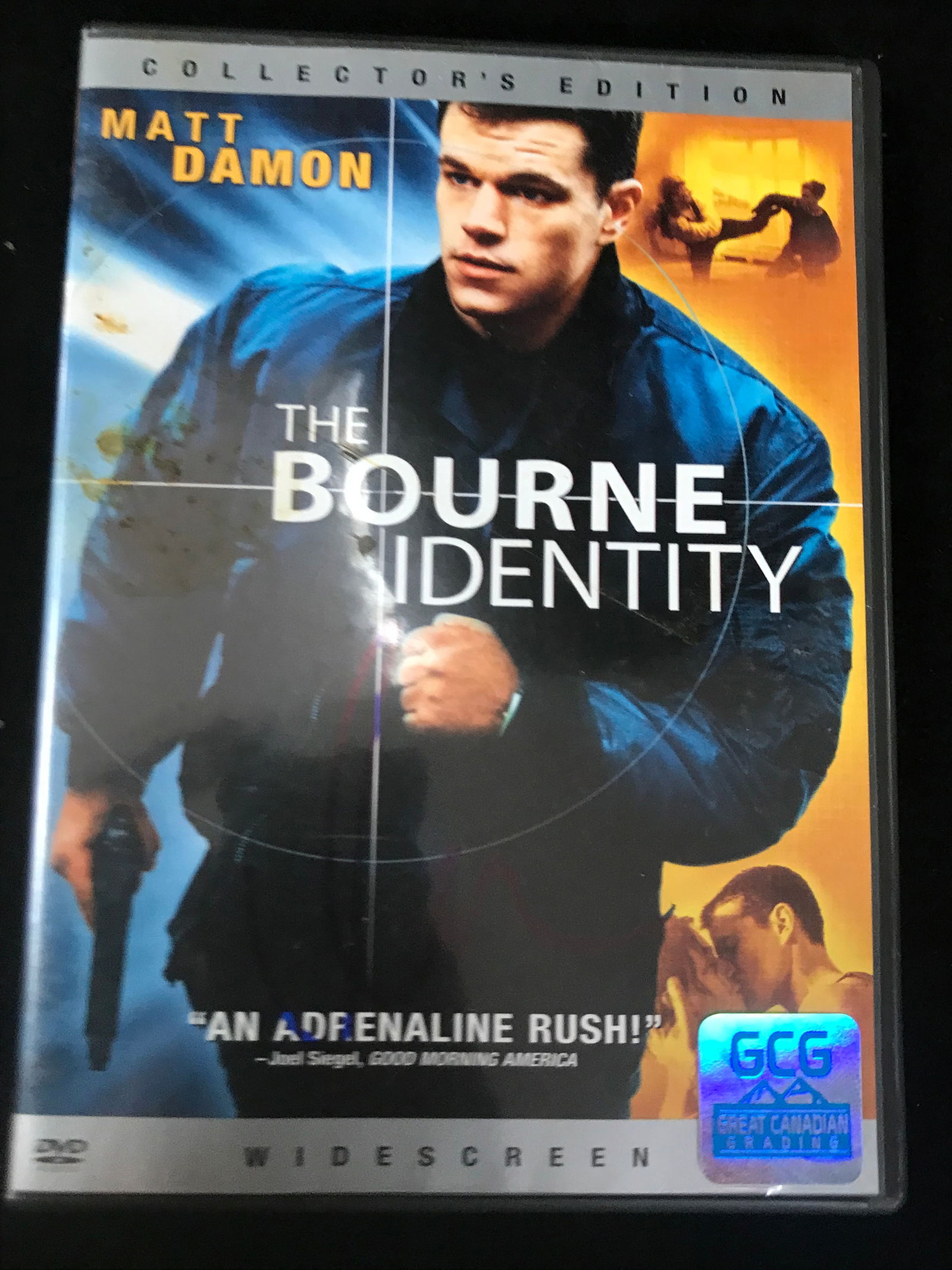 MATT DAMON SIGNED DVD CASE W/DVD GCG COA (1 of 2)