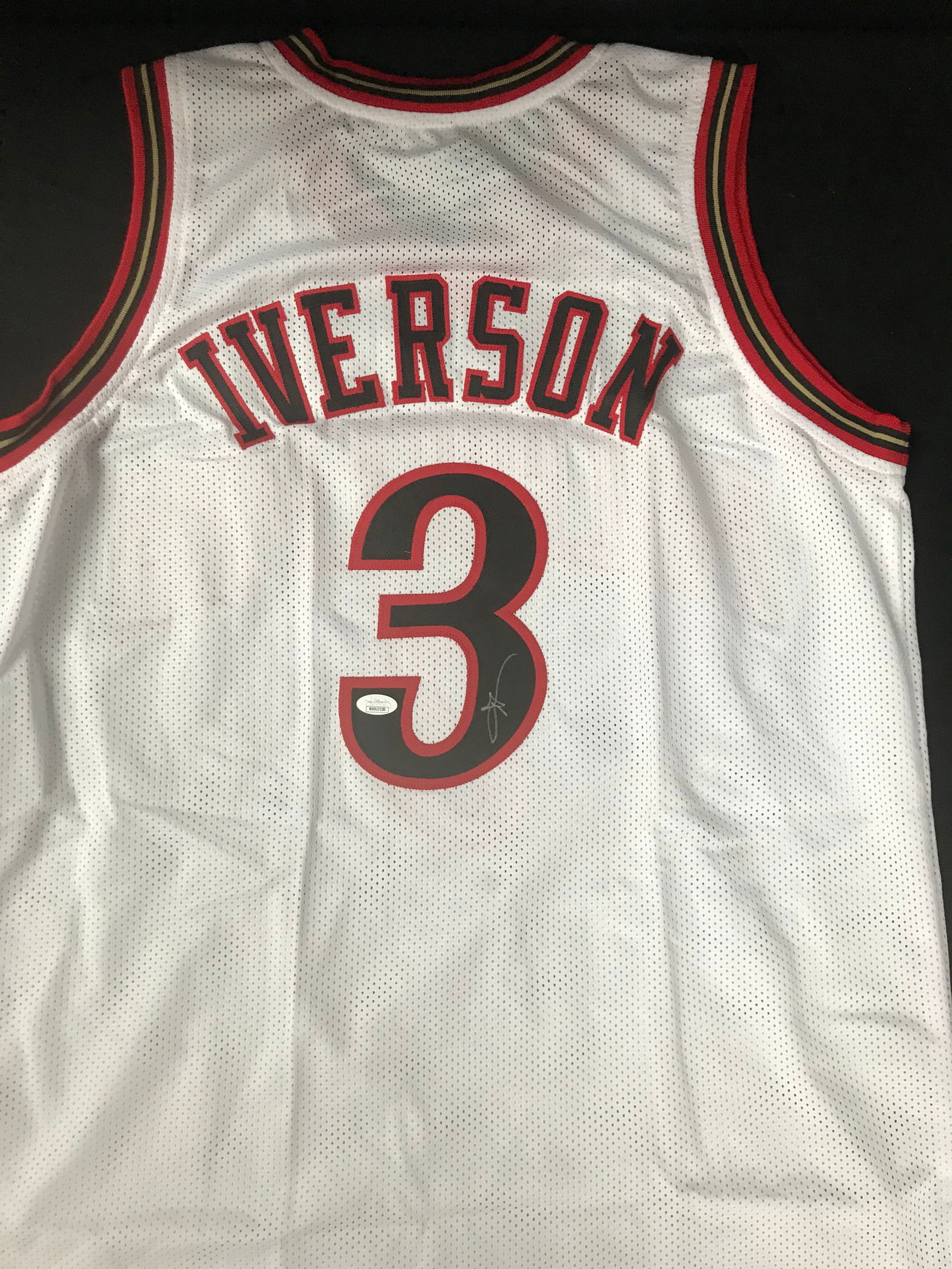 ALLEN IVERSON SIGNED PHILADELPHIA 76ERS JERSEY (JSA COA) (1 of 3)
